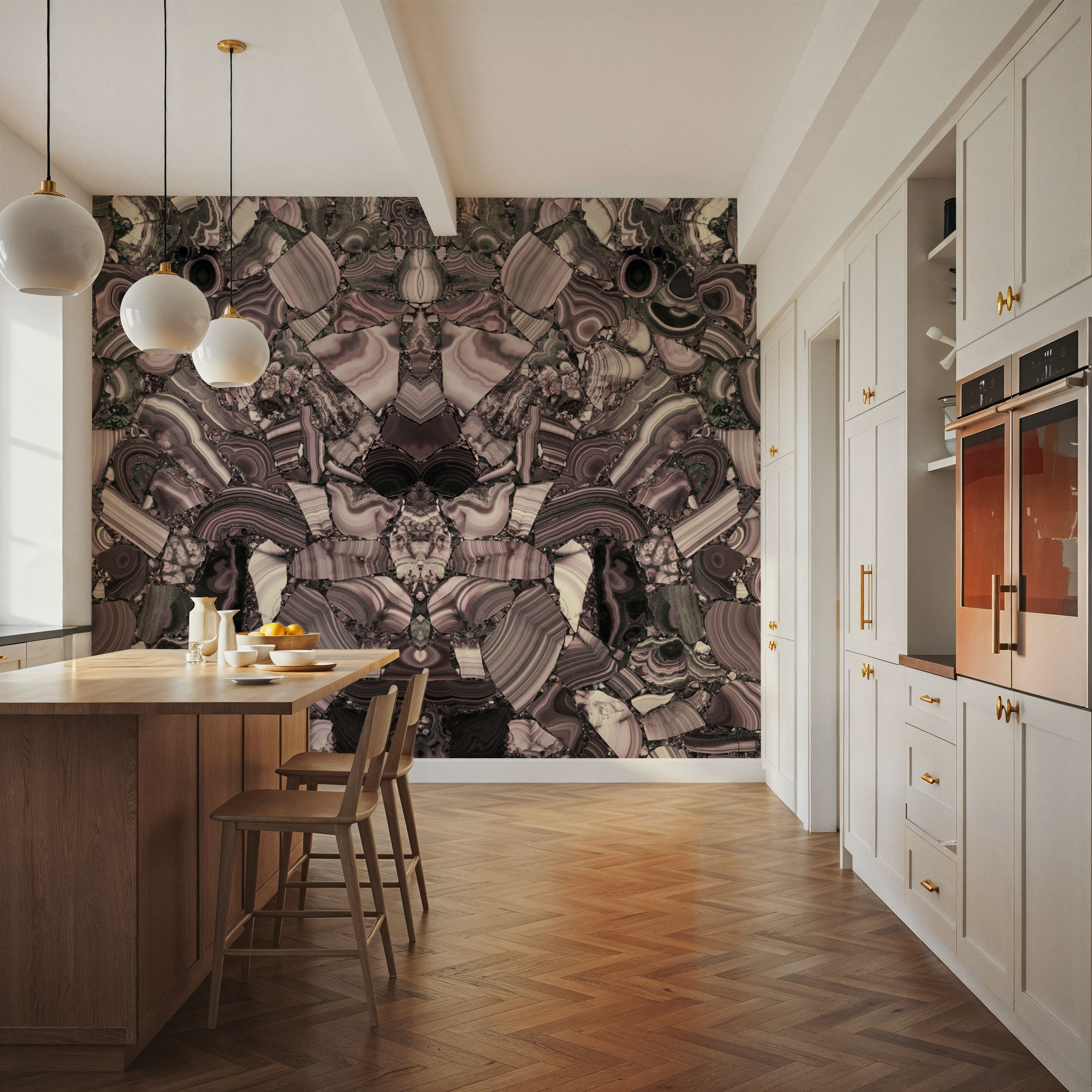 Malachite Vortex, Purple Mauve