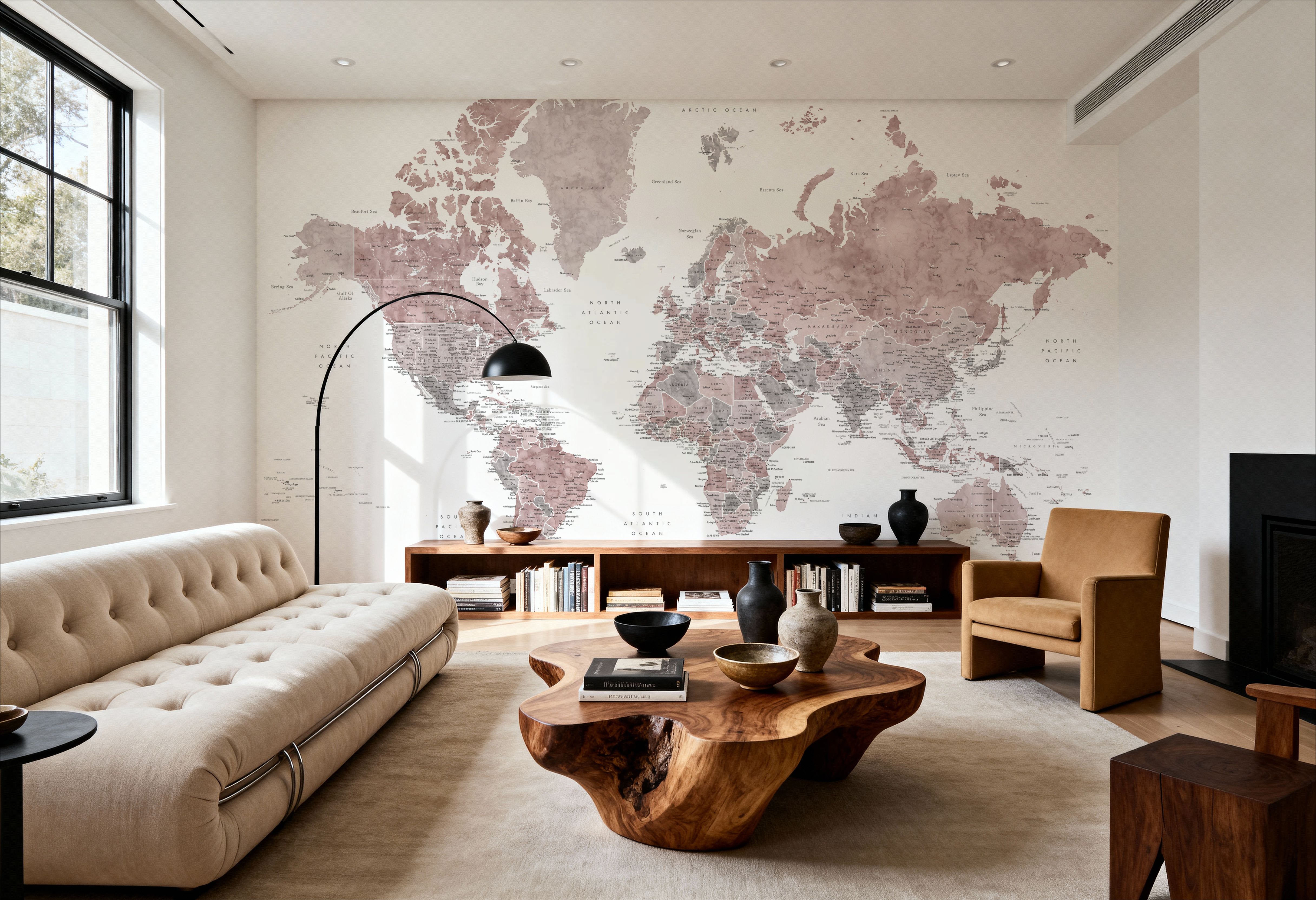 World Map Cities - Piper