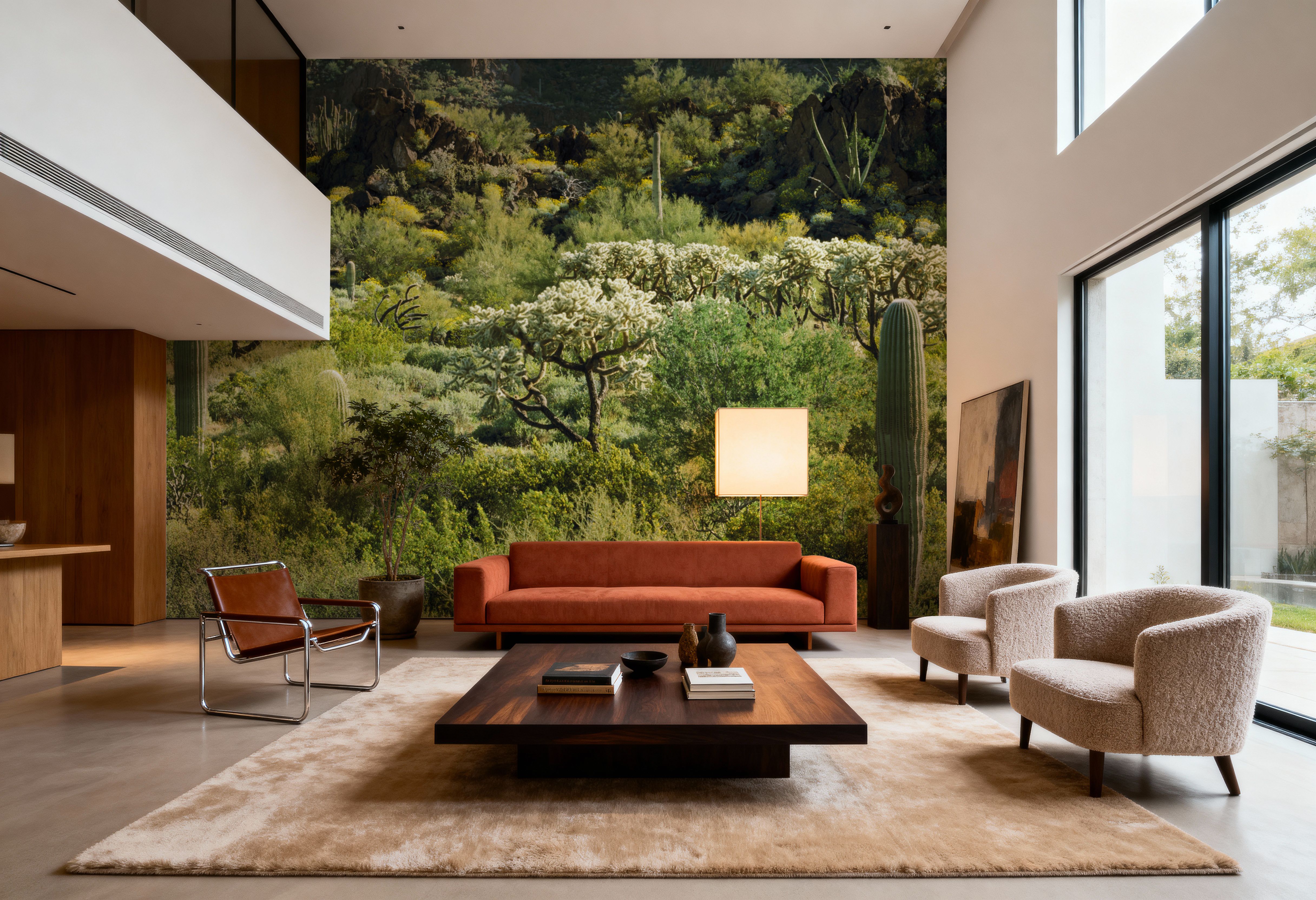 Desert Bloom Sanctuary, Wallpaper