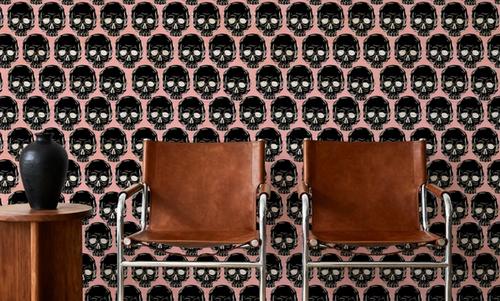 Skulls Everywhere Pink