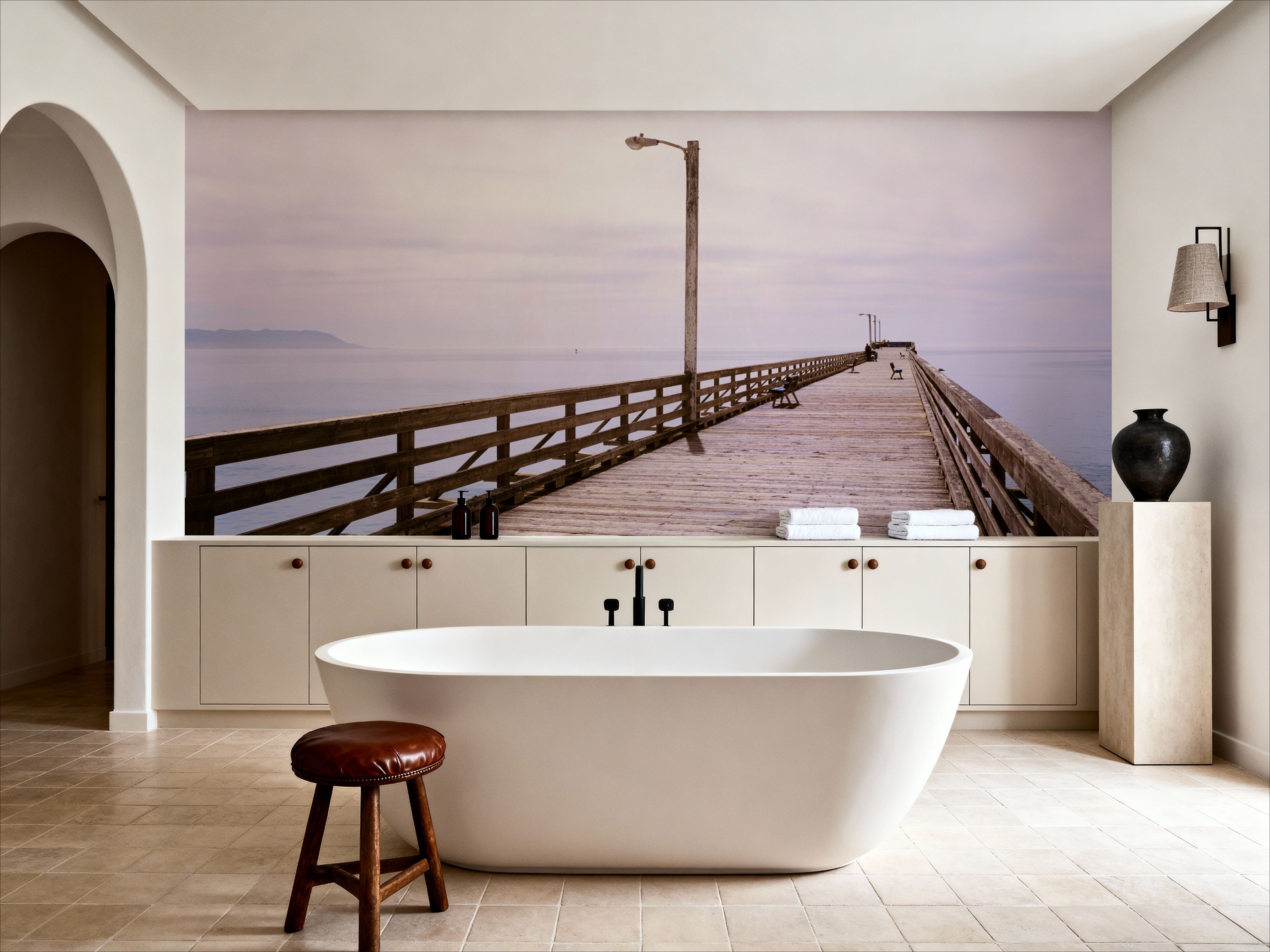 Tranquil Harbor Pier