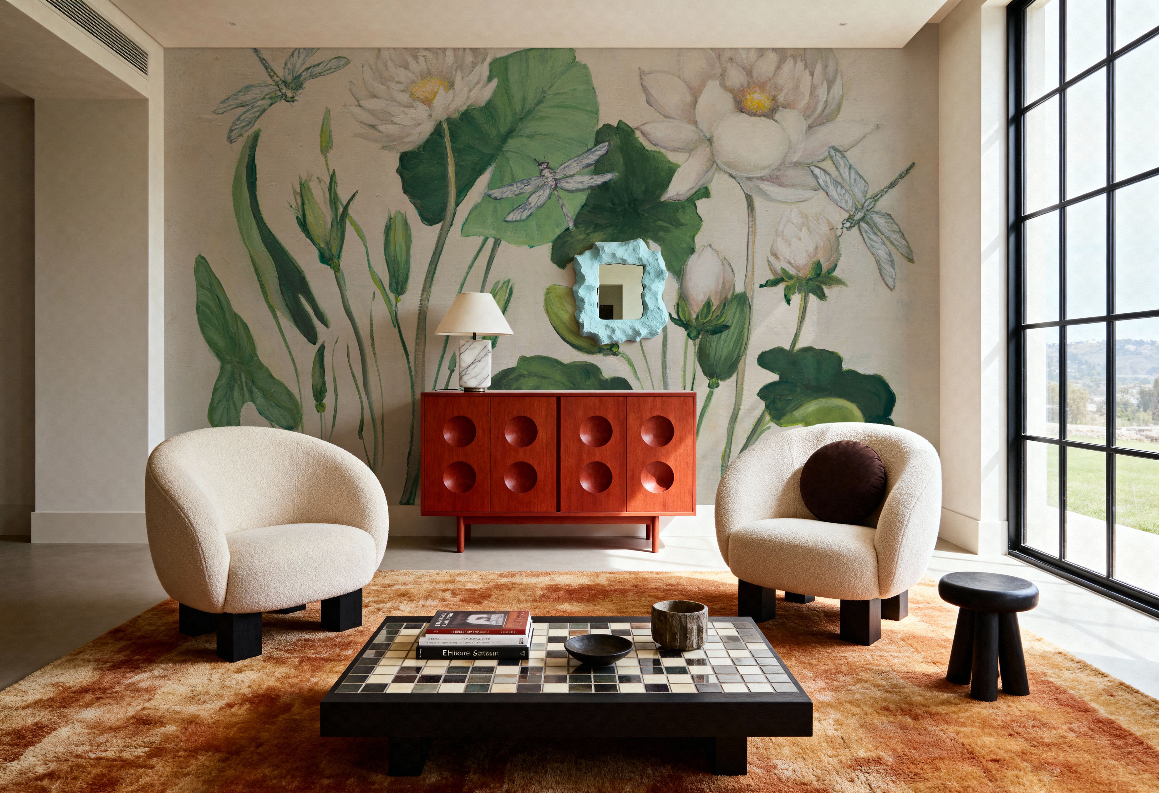 Tranquil Lilies, Wallpaper