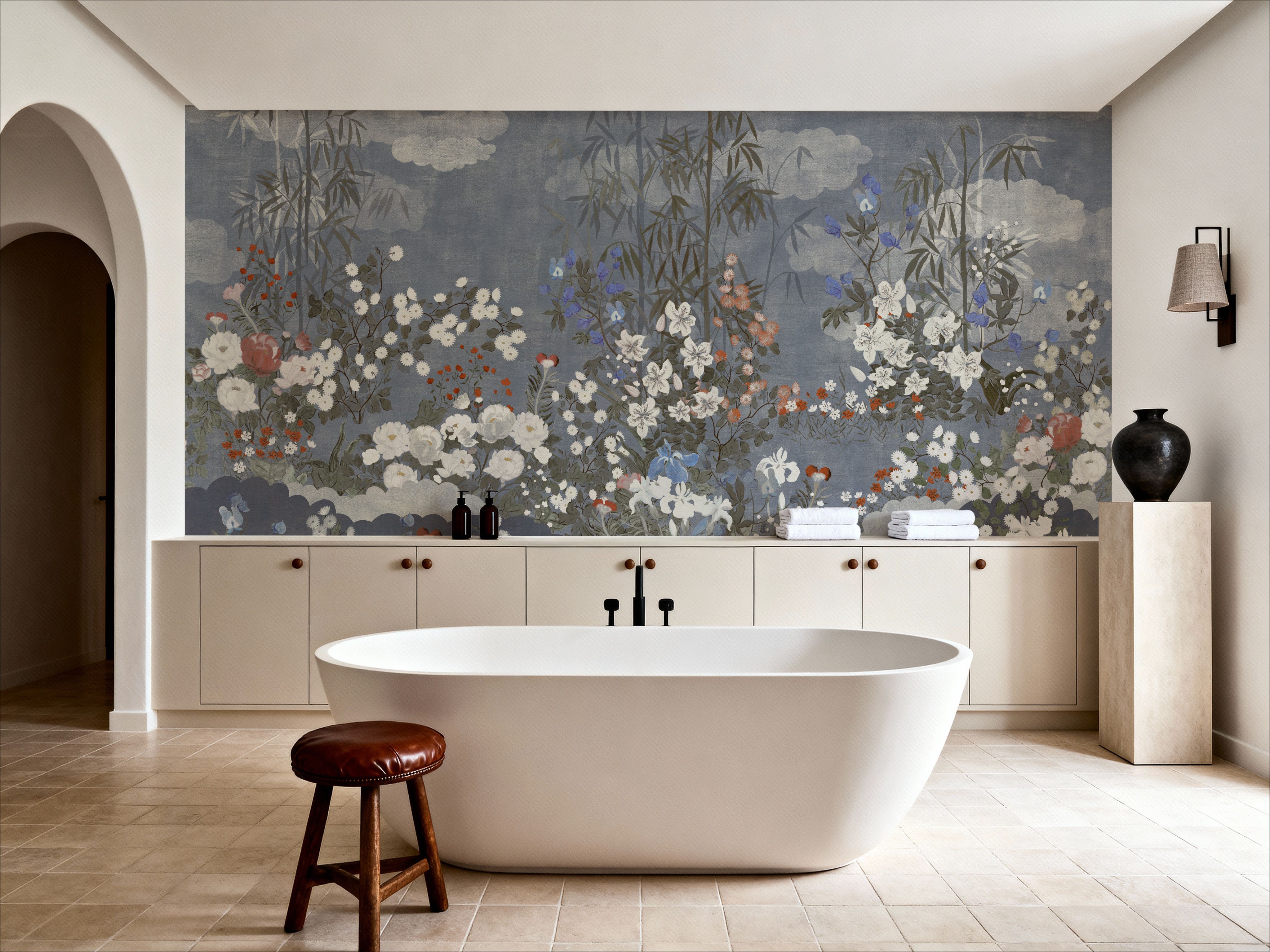 Kasumi Garden, Indigo Haze, Tapet