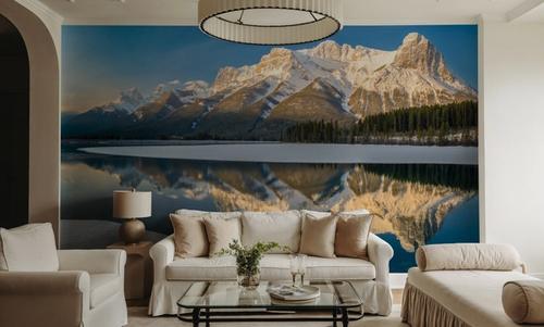 Three Sisters Mountain Winter