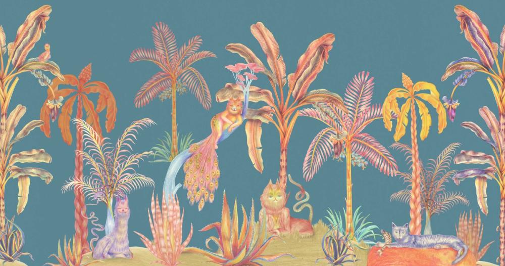 Colorful Jungle, Turqouise