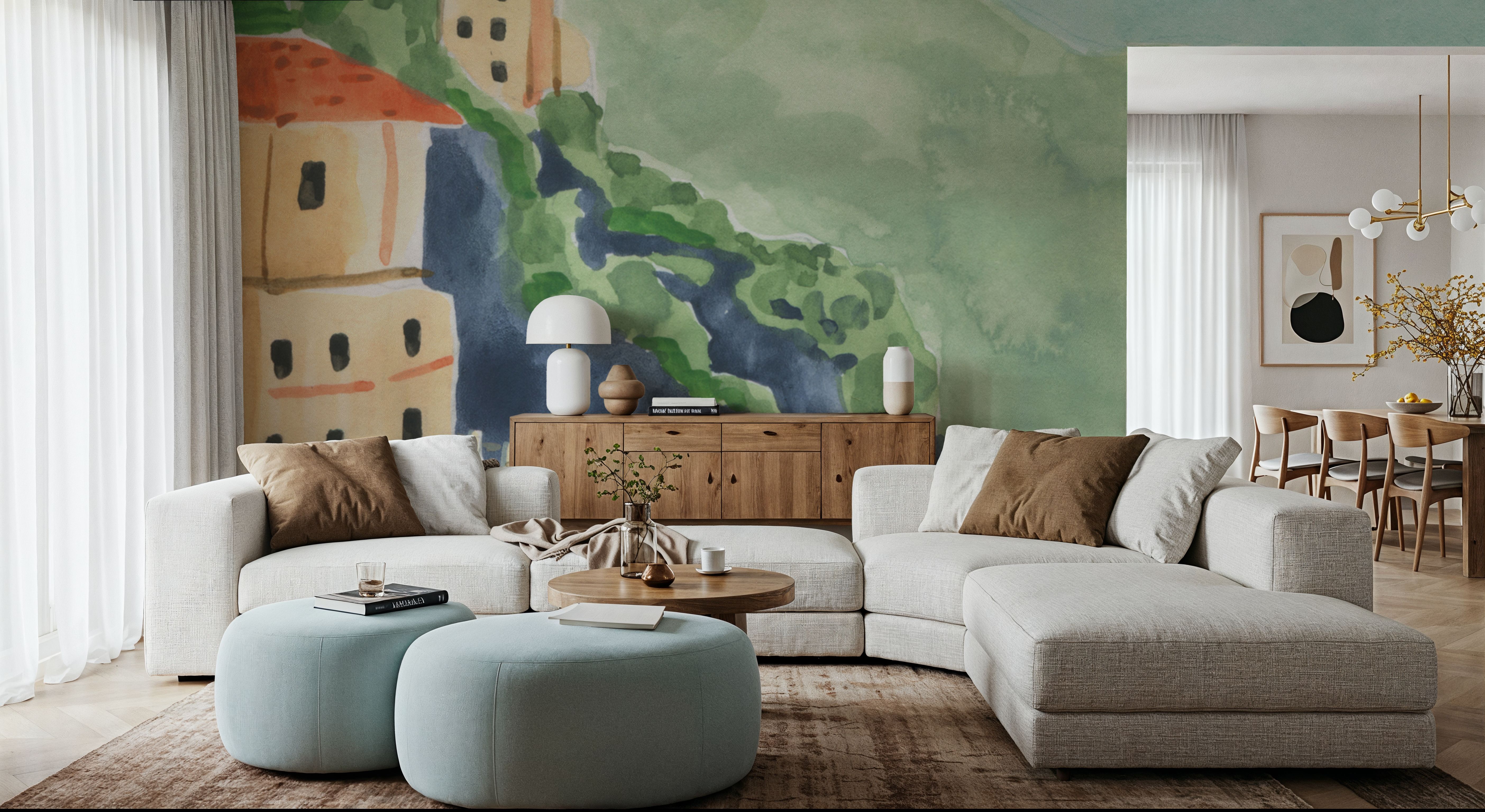 Mediterranean View II Panel