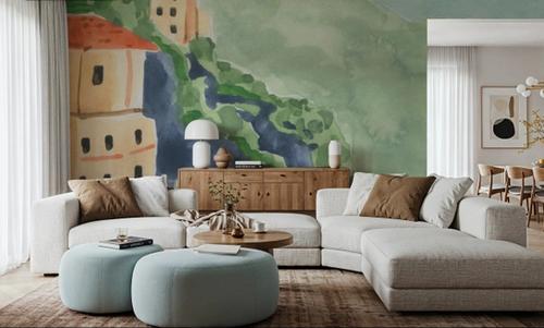 Mediterranean View II Panel