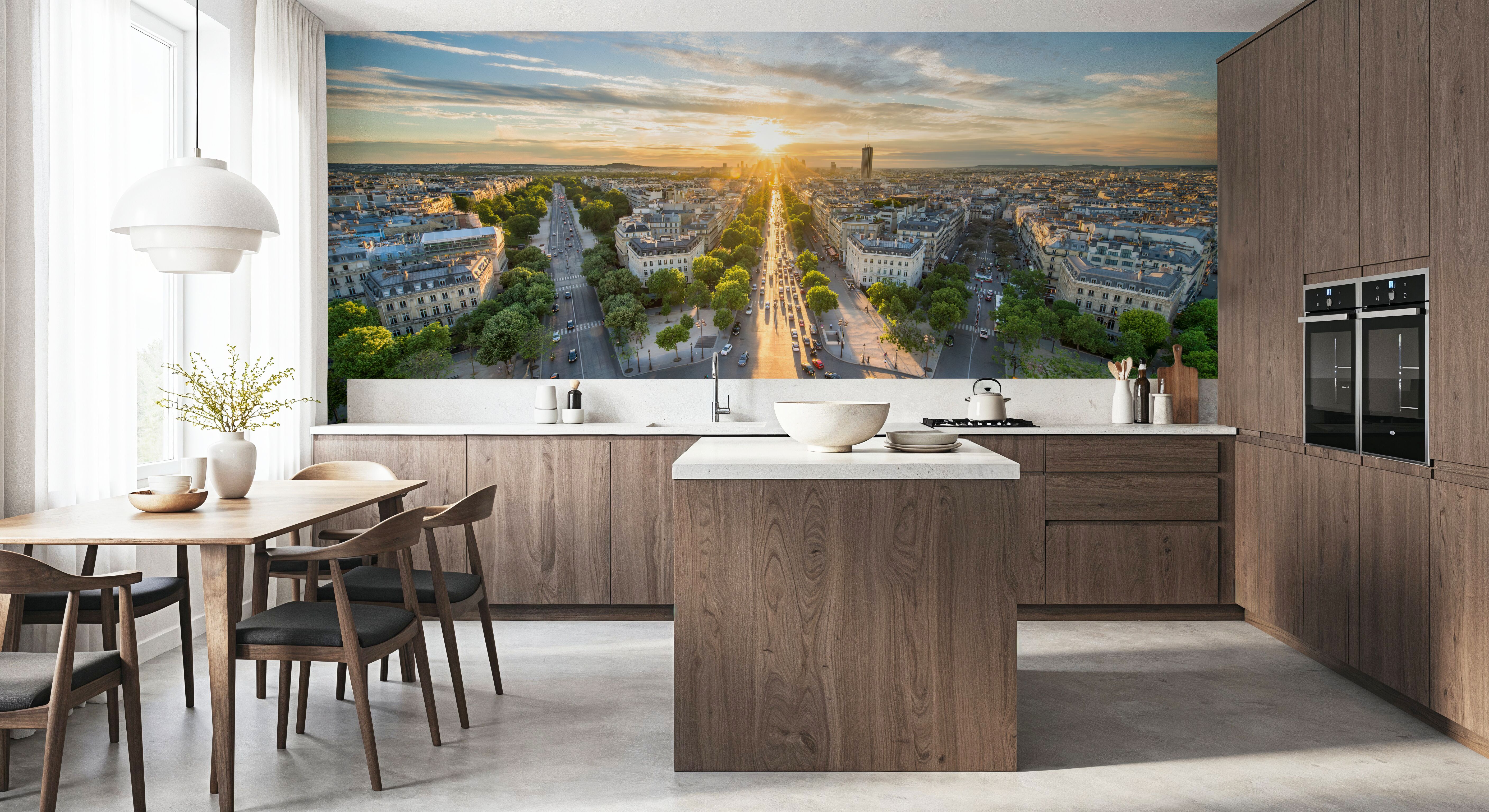 Avenue de la Grande-Armee, Papier peint