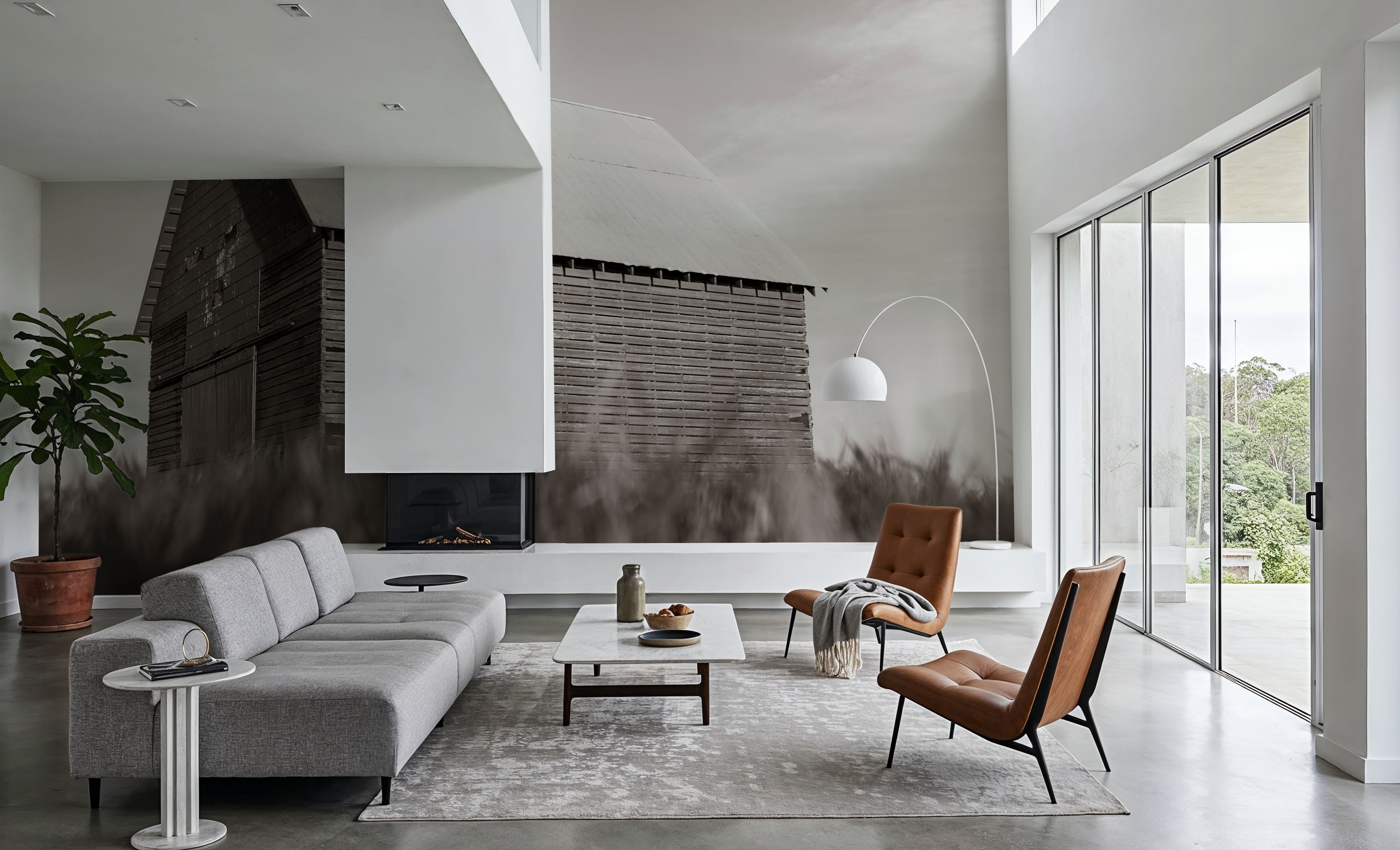 End of the Field BW, Wallpaper