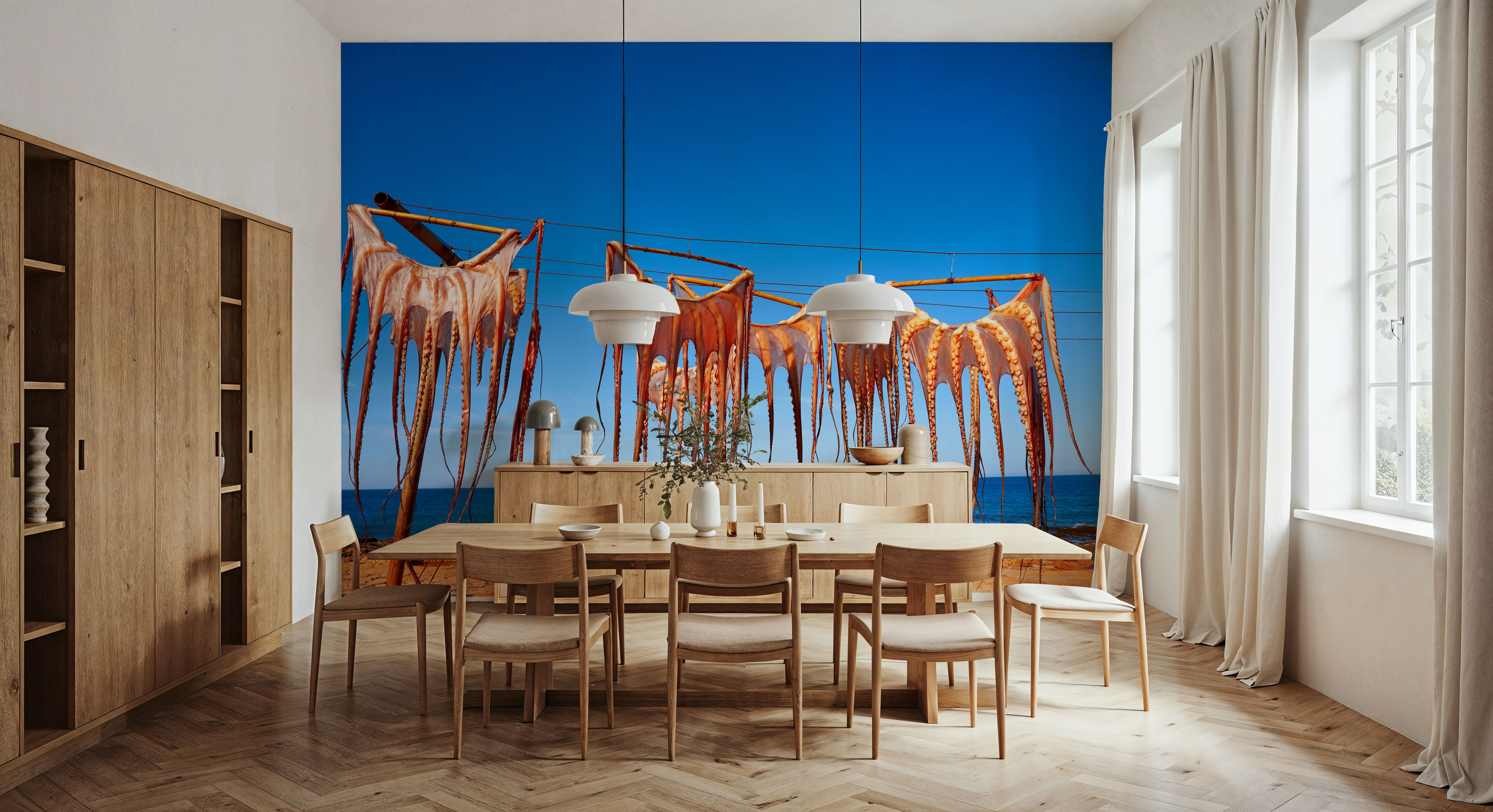 Octopus Harvest, Wallpaper