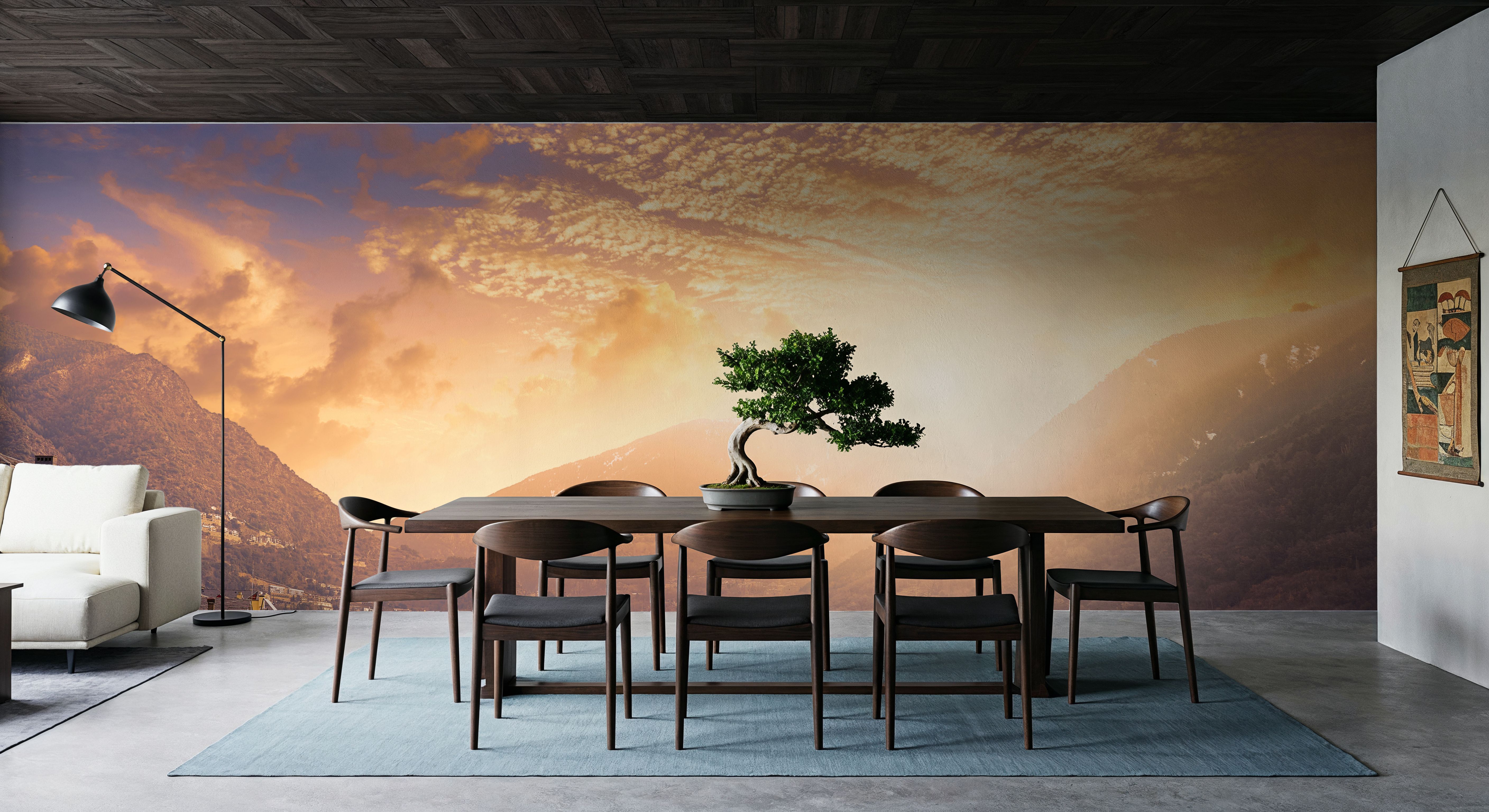 Mountain Twilight Village