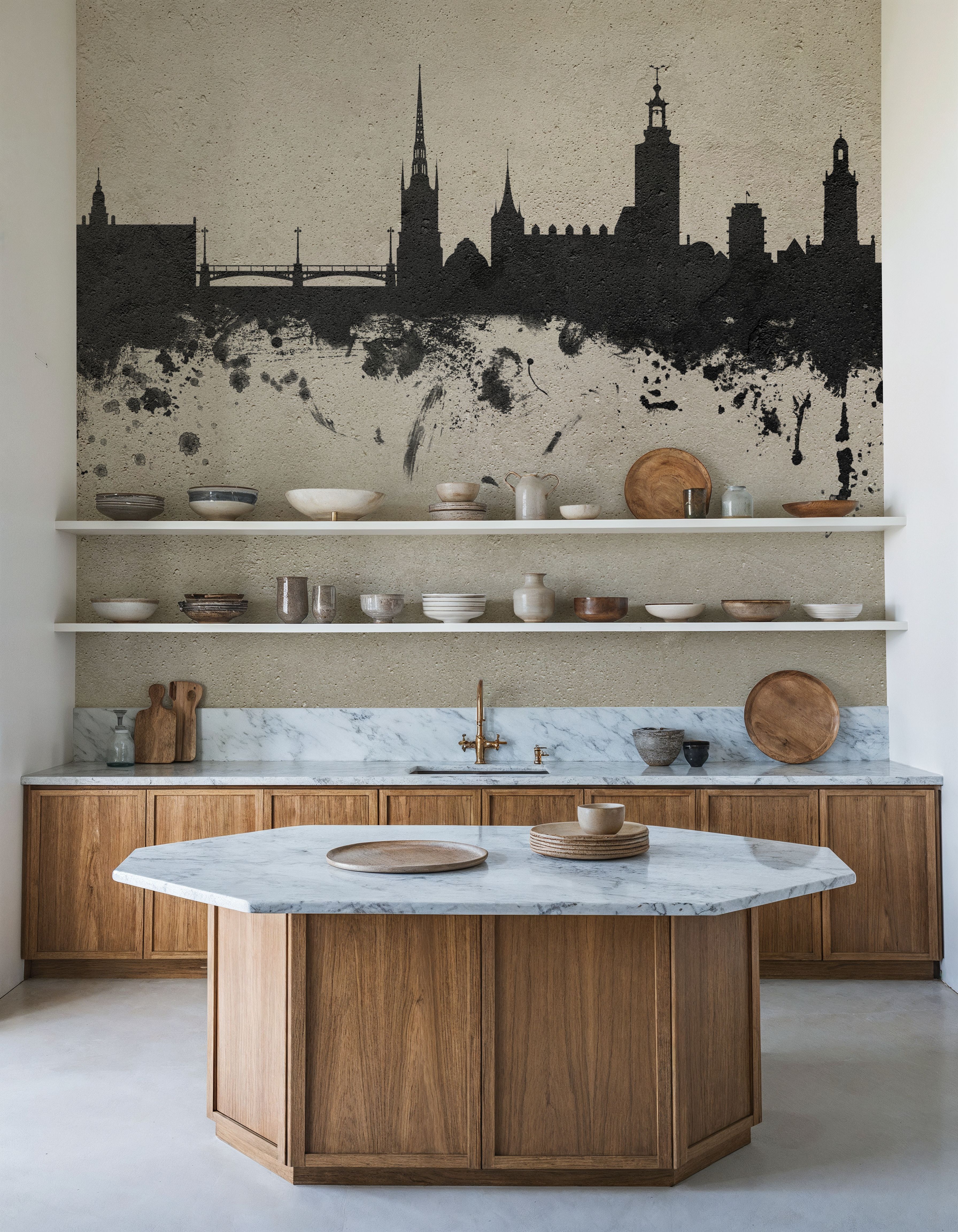 Stockholm Skyline Concrete