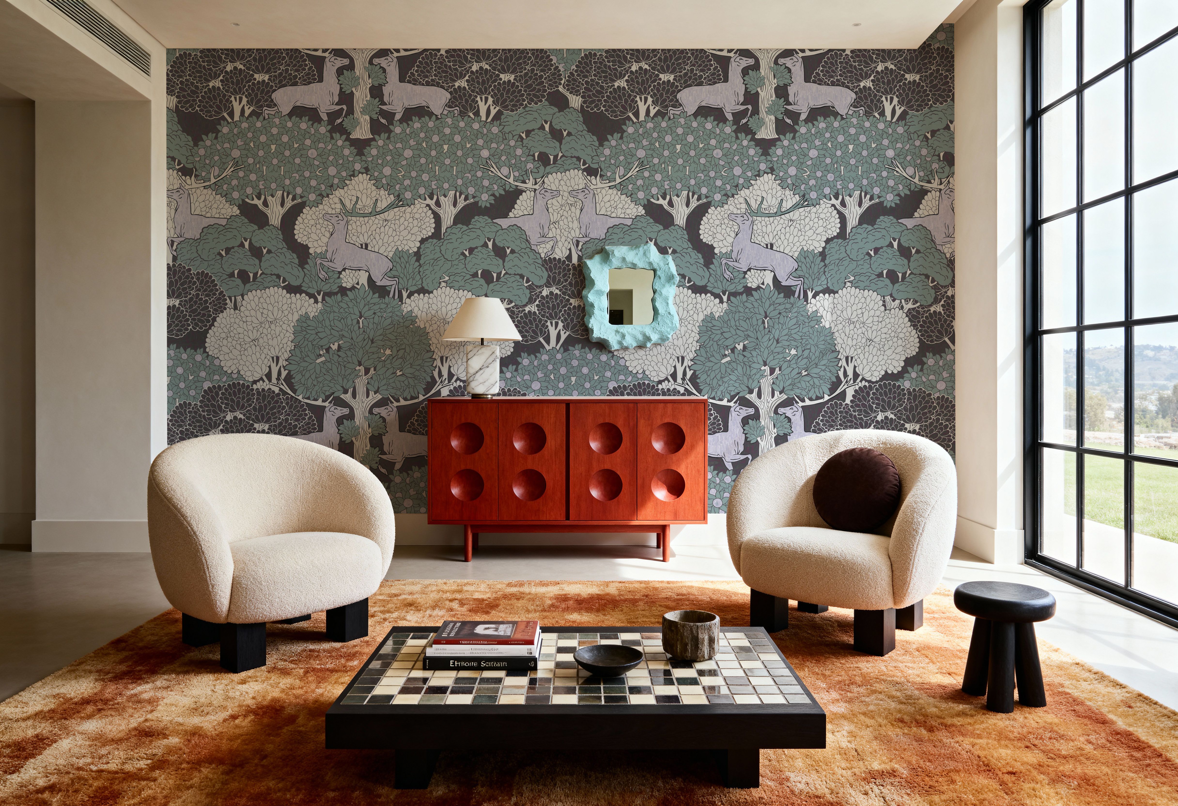 Dancing Deers, Papier peint