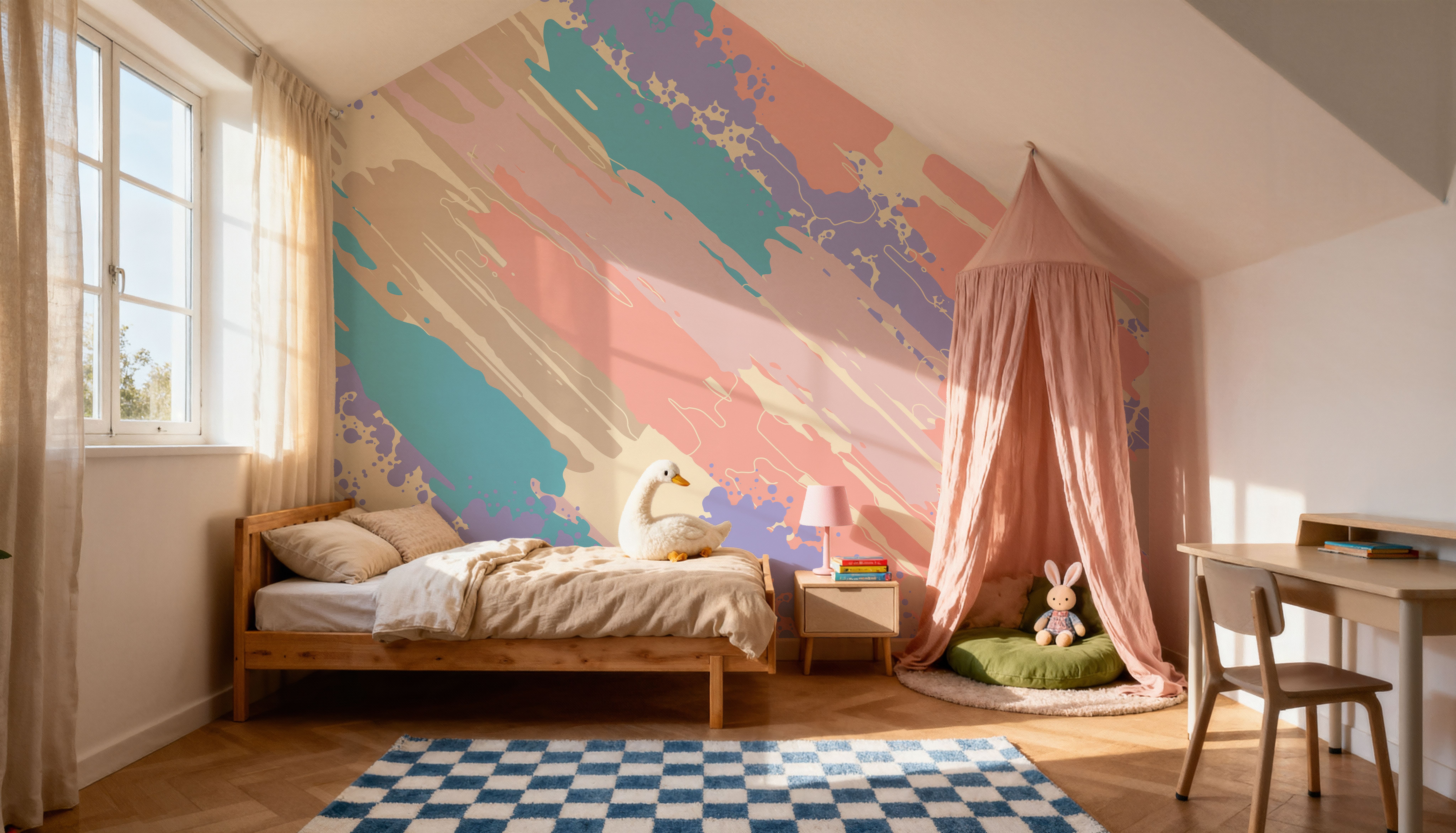 Shape And Splash Diagonal