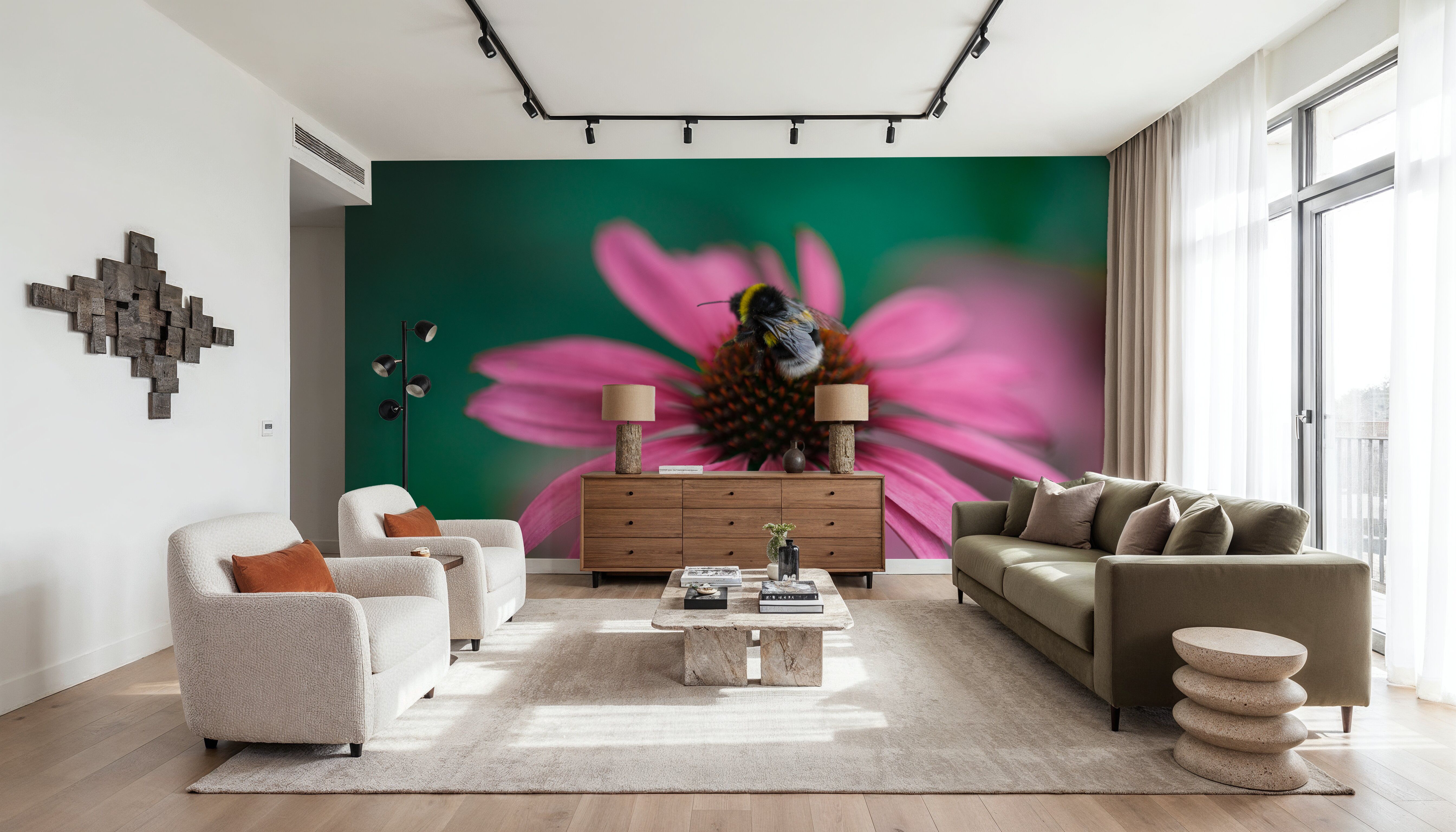 Echinacea & Bumblebee