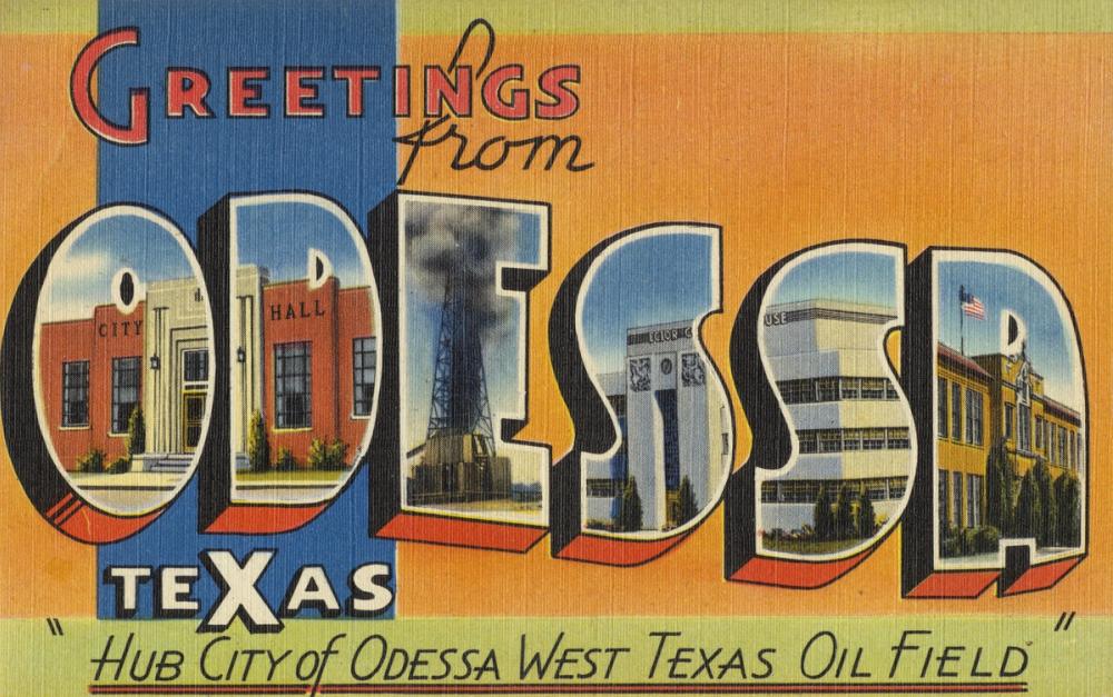 Greetings from Odessa - Screenprint Postcard