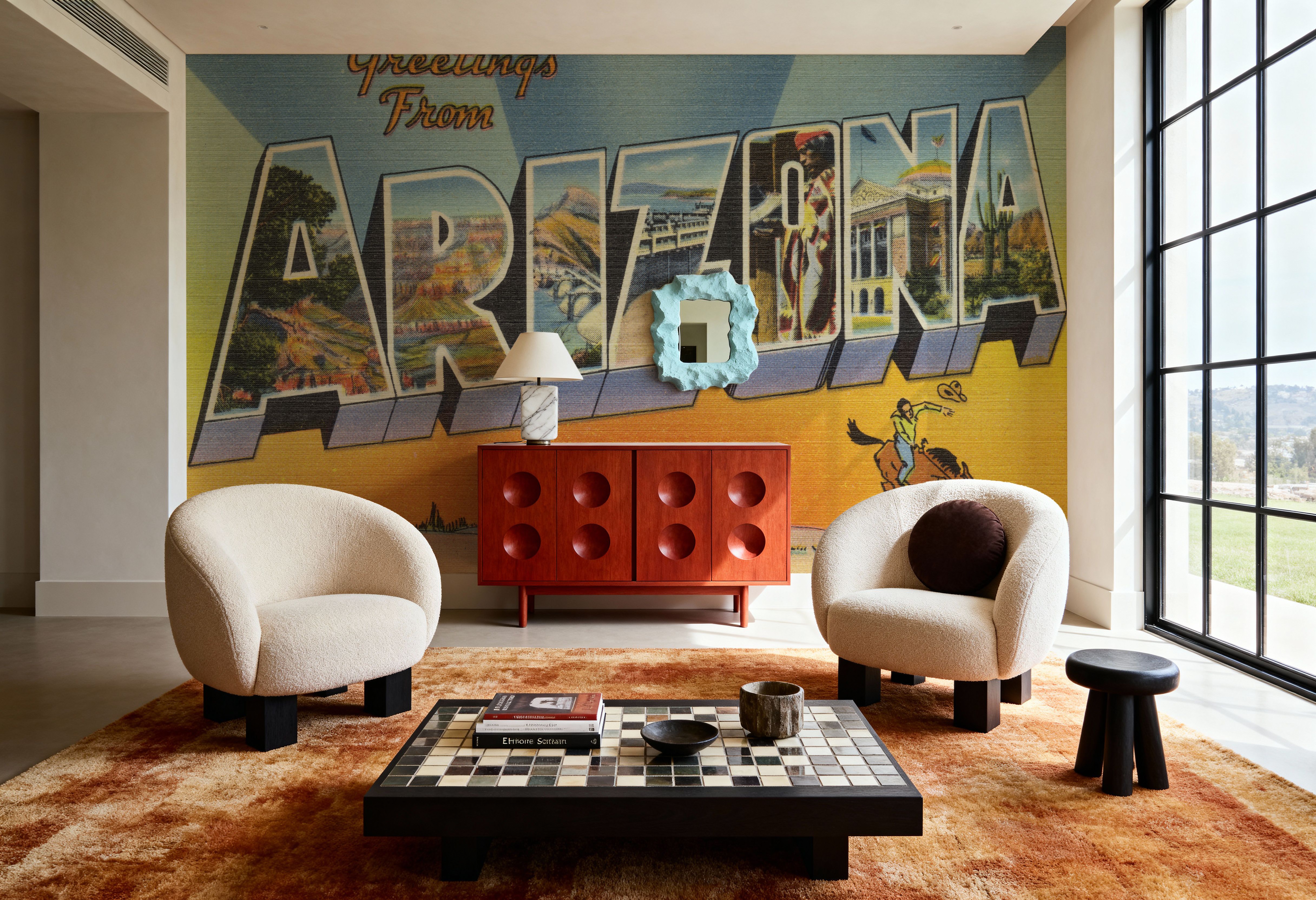 Greetings from Arizona - Screenprint Postcard