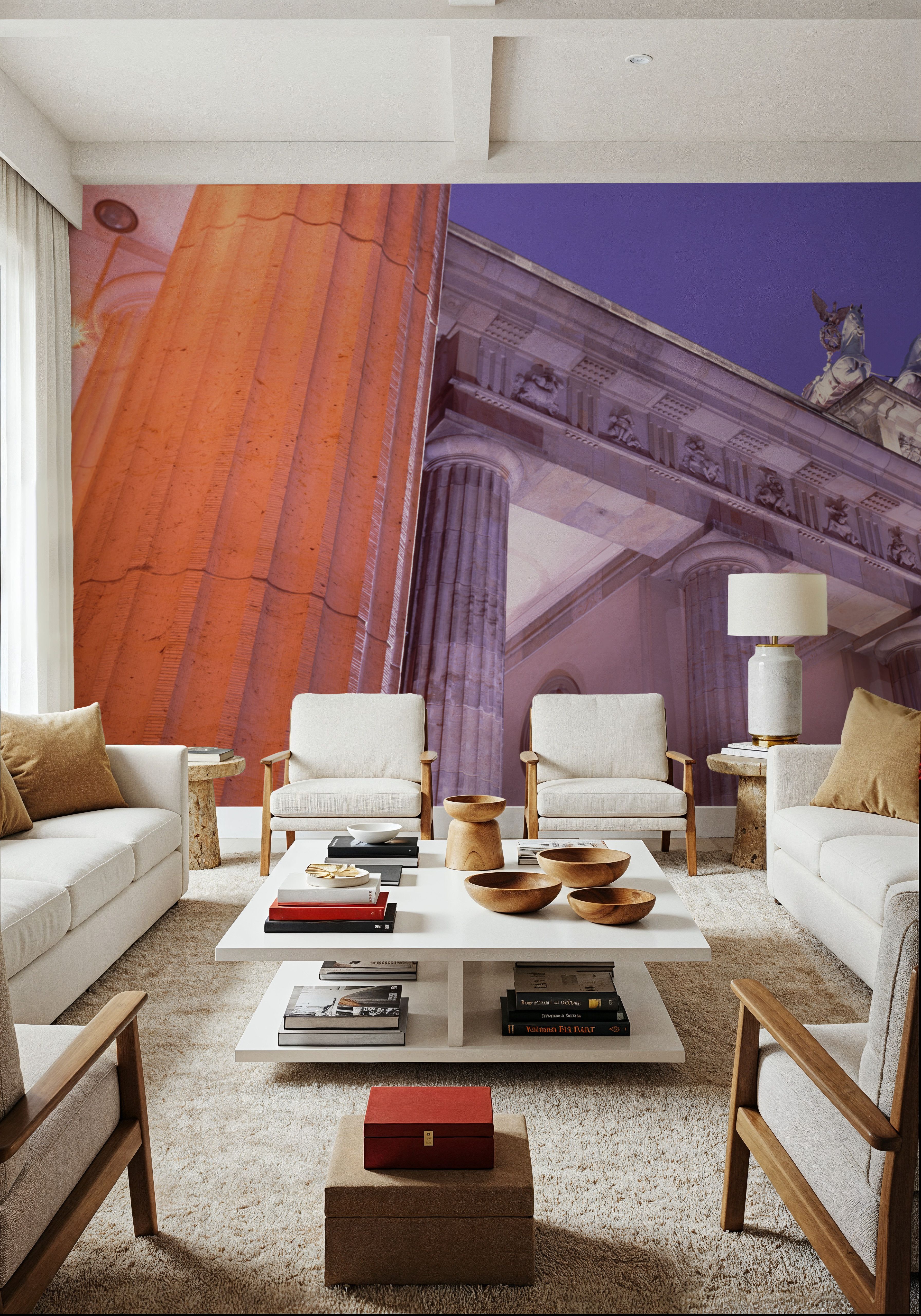 Fotomural - Ancient Acropolis - Arquitectura Viajes y monumentos - Pasillos y Escaleras - Wallism España - Pegar en la pared o Autoadhesivo