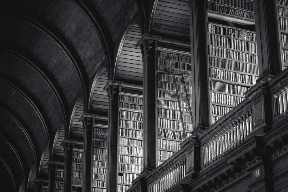Trinity Library Design BW