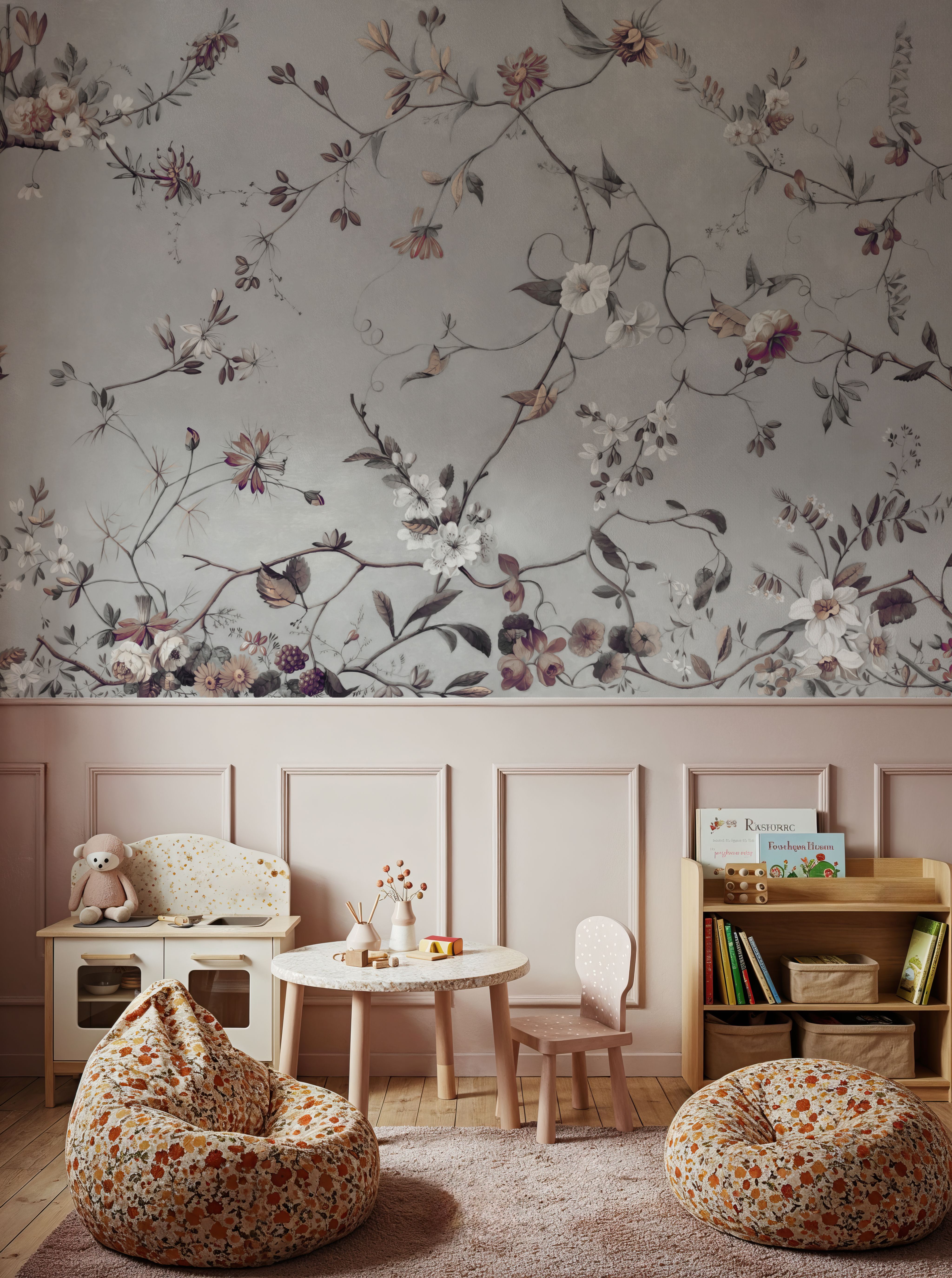 Floral Heaven, Beige