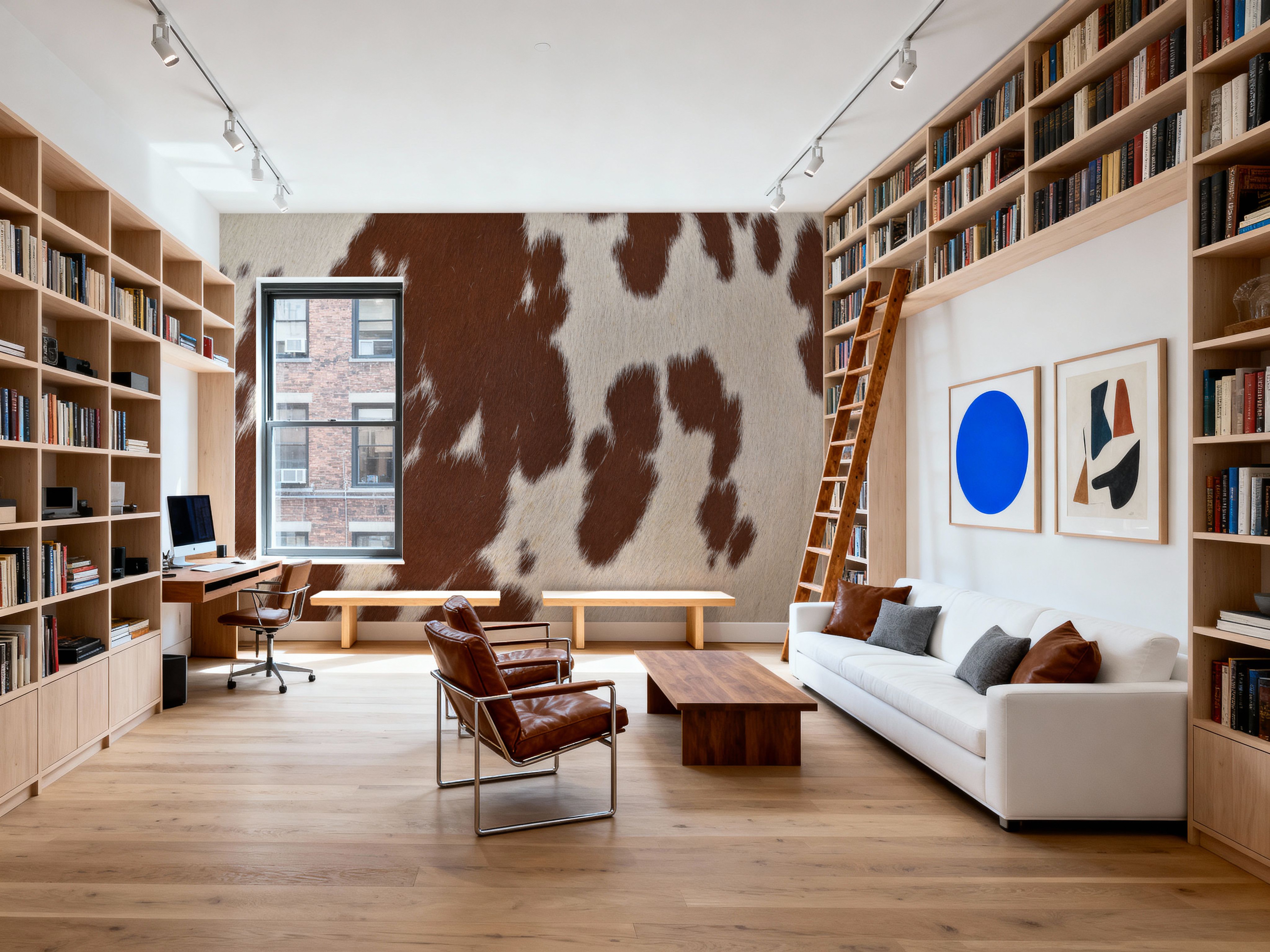 Brown Spotted Cow Hide