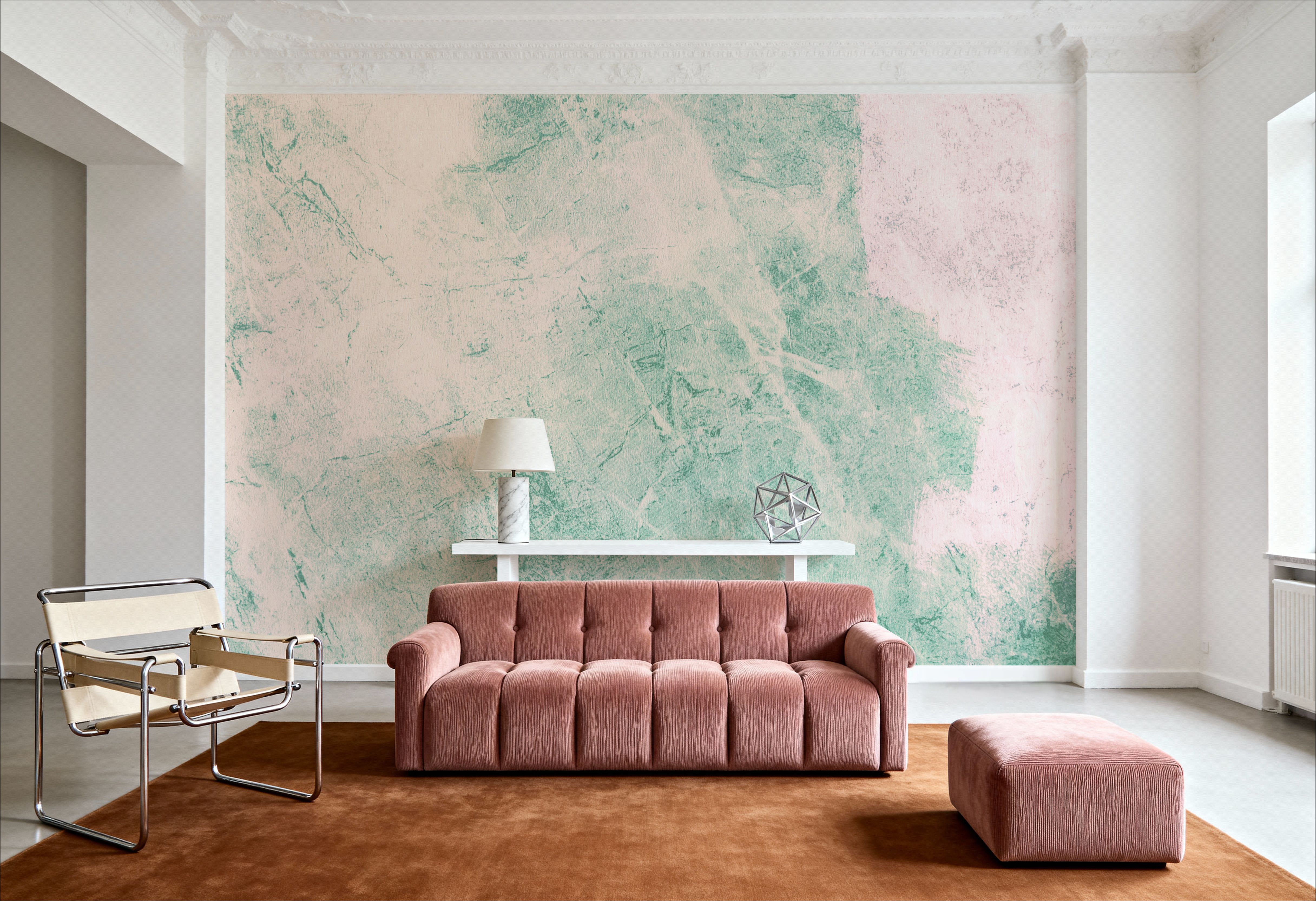 Washed Green Marble, Wallpaper