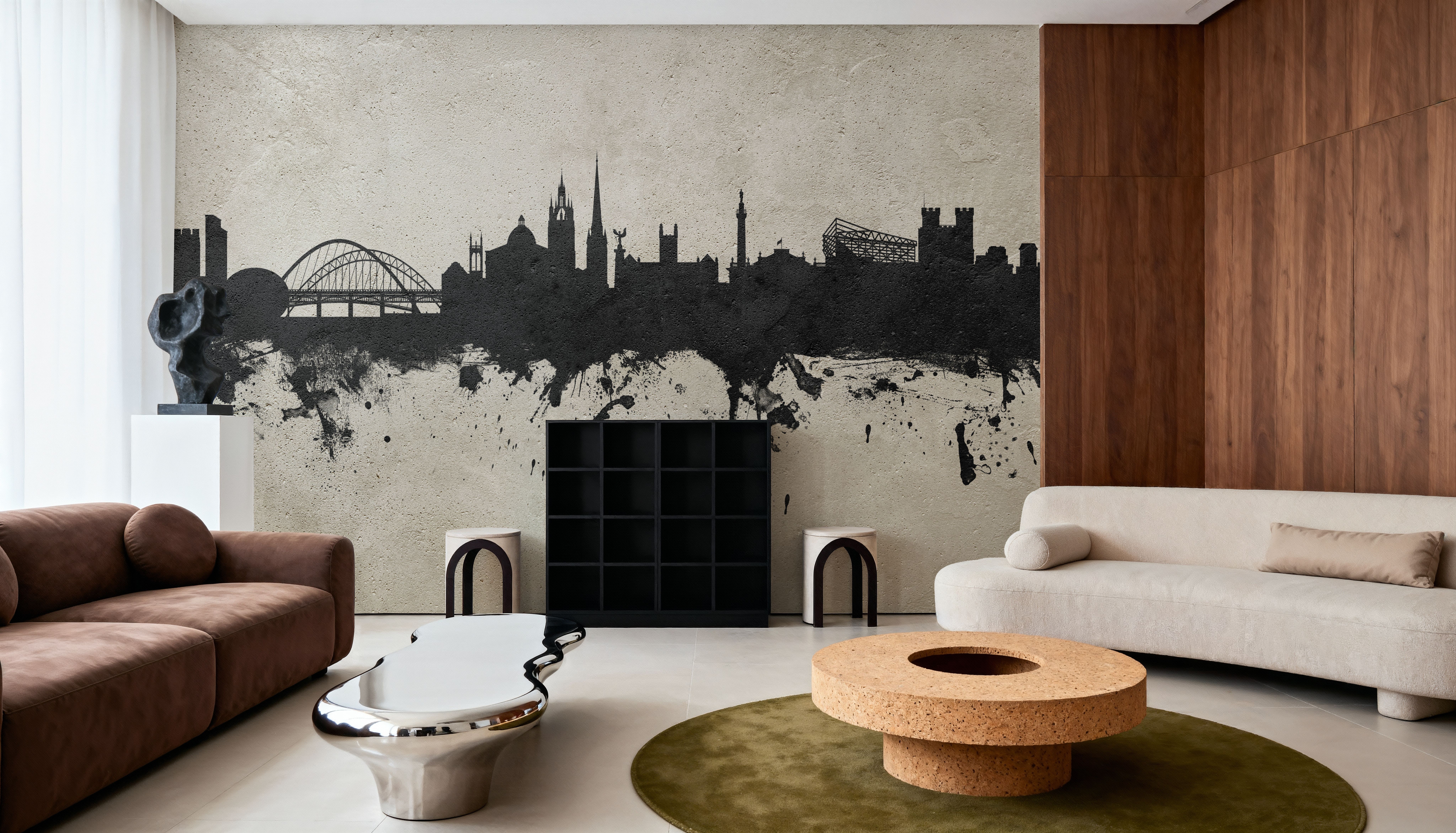 Newcastle England Skyline Concrete