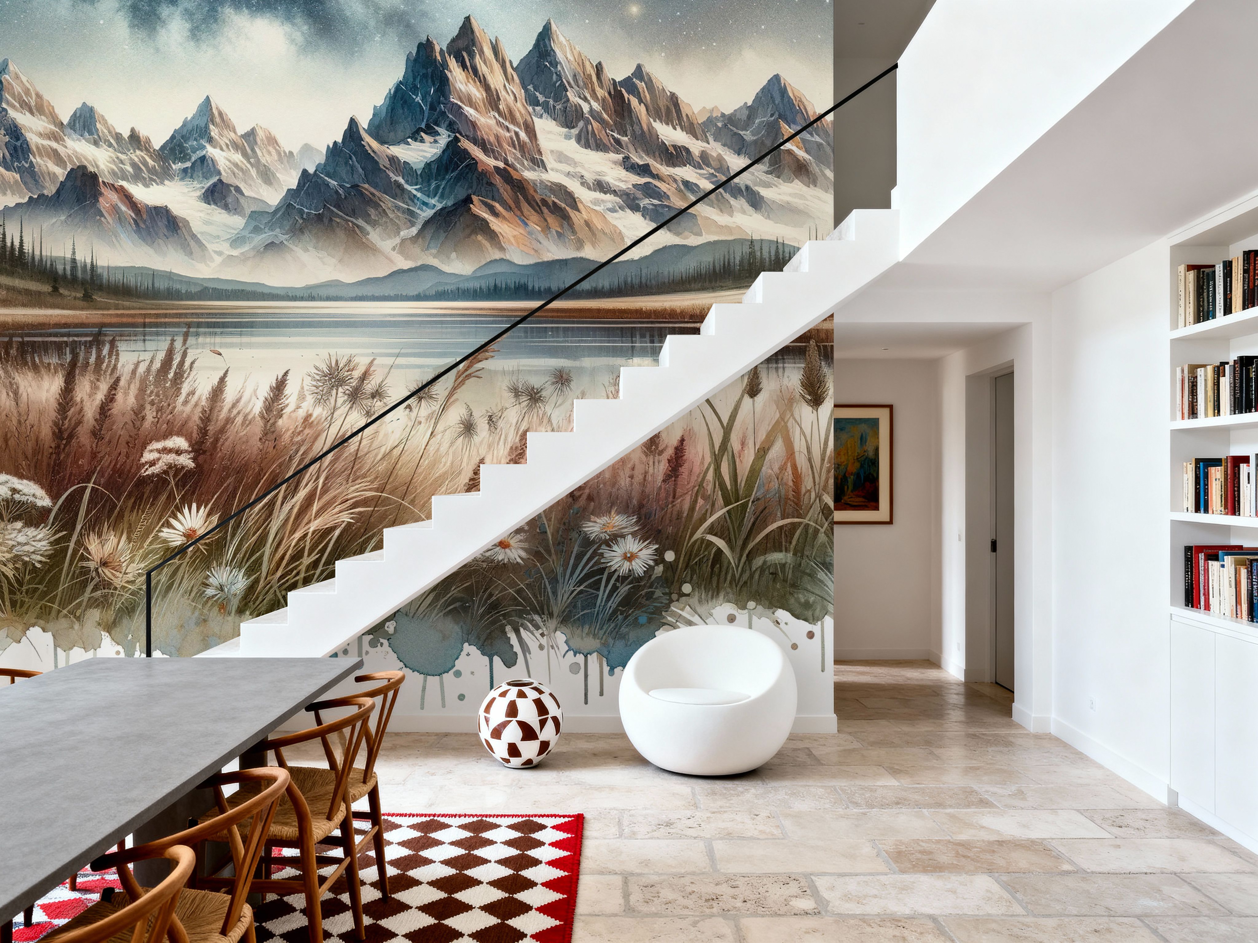 Starry Mountain Night