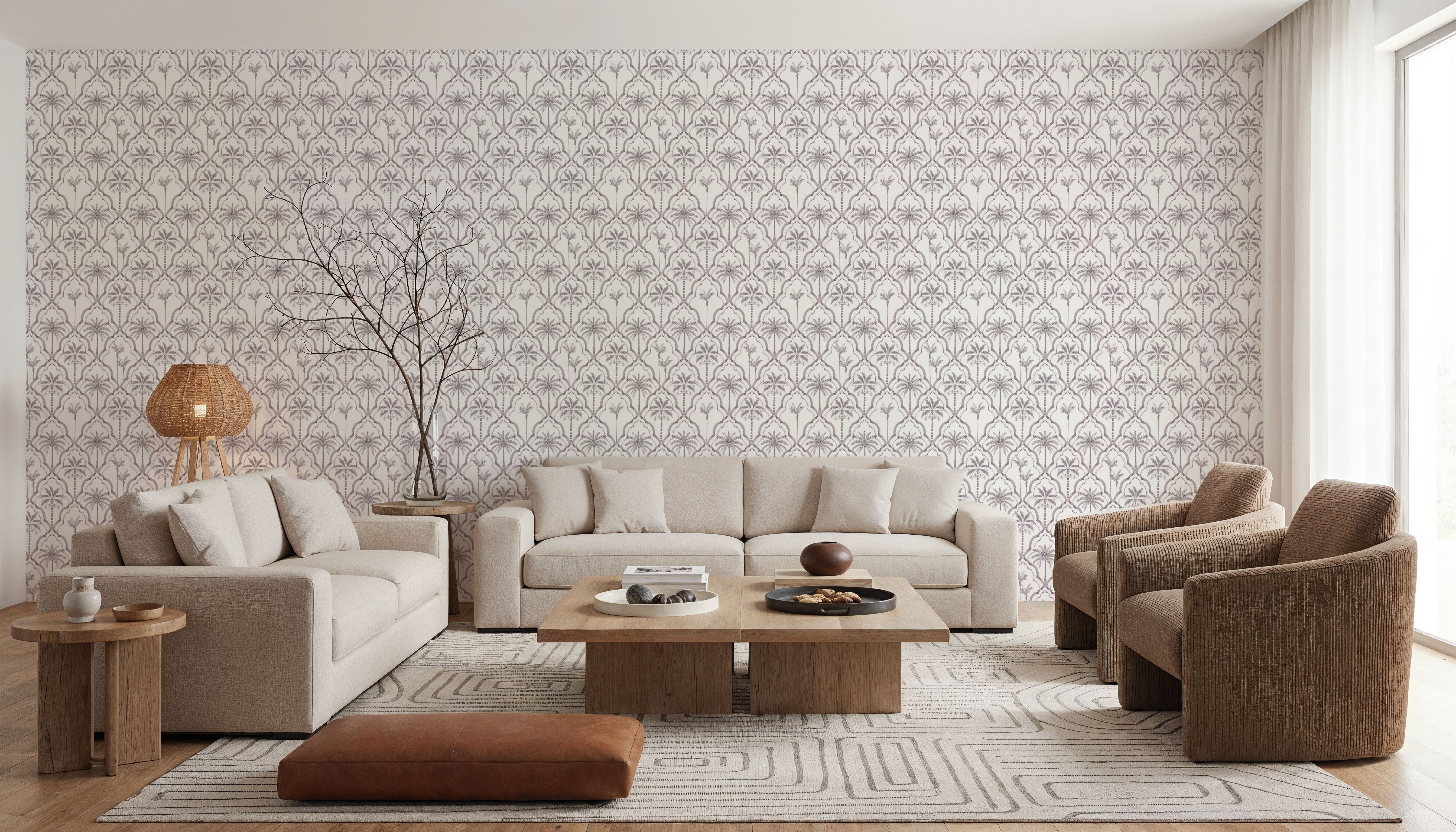 The Palm Lattice, Lavender Gray
