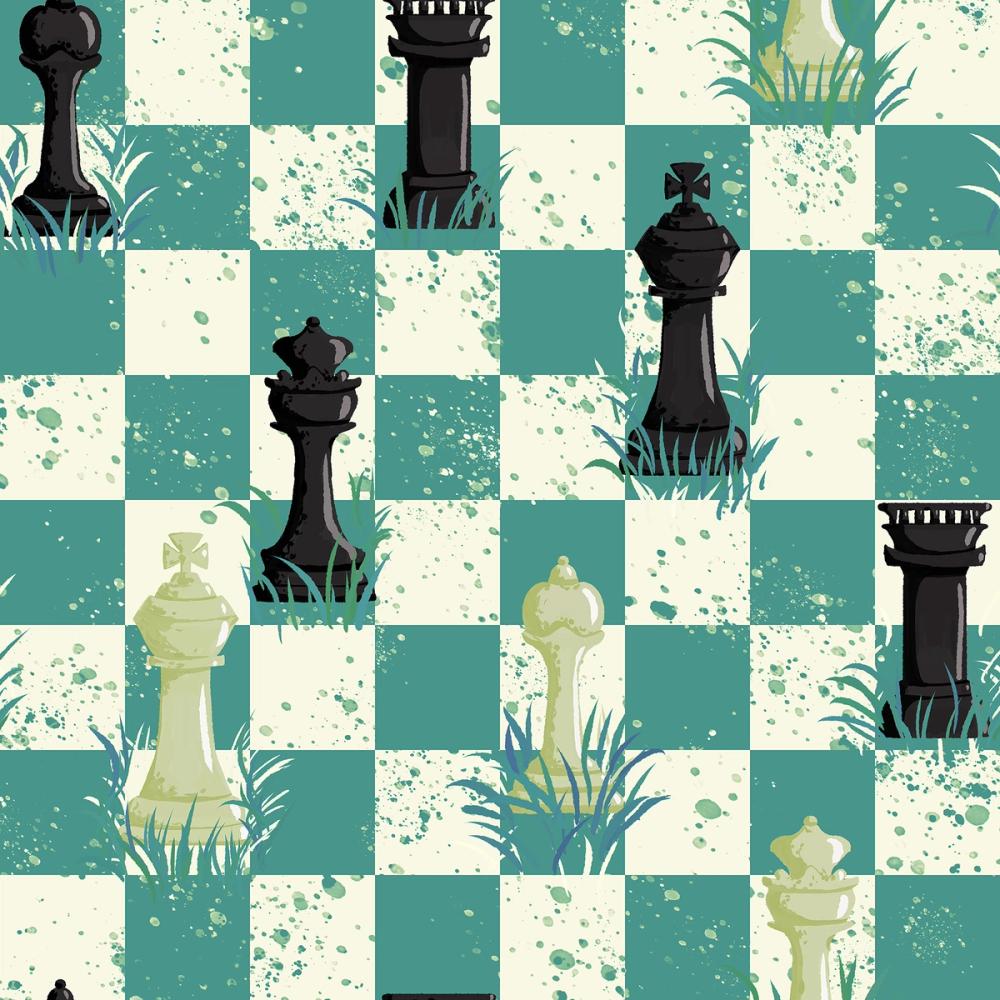 Outdoor Chess, Turquoise