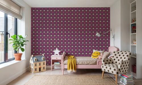 Boho Symbols Purple