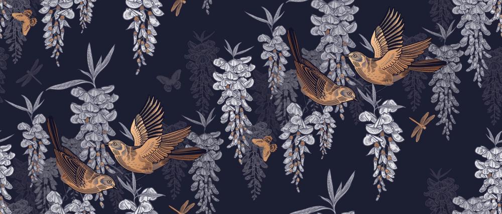 Elegant Birds Pattern