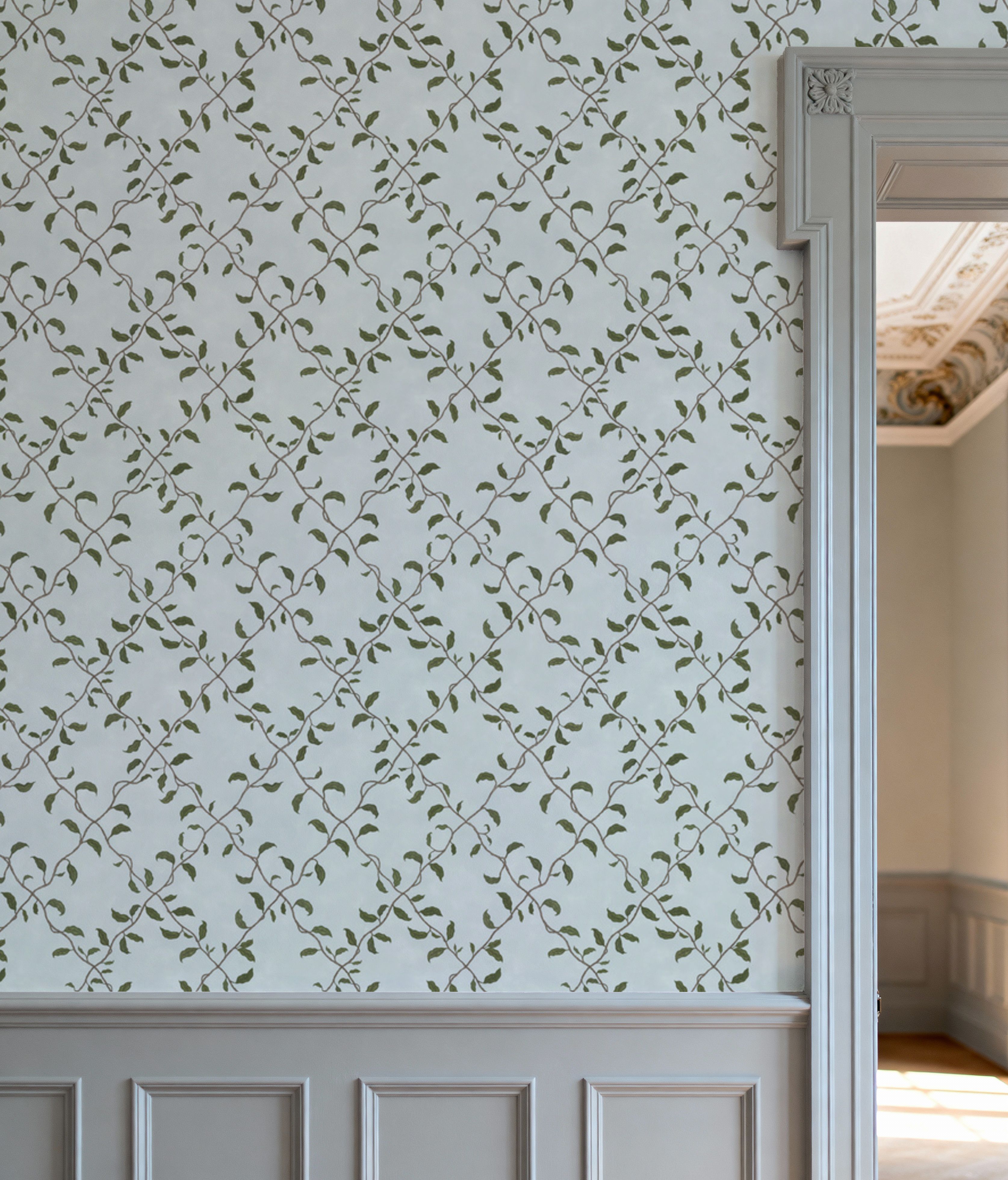 Emerald Trellis Petite, Sky