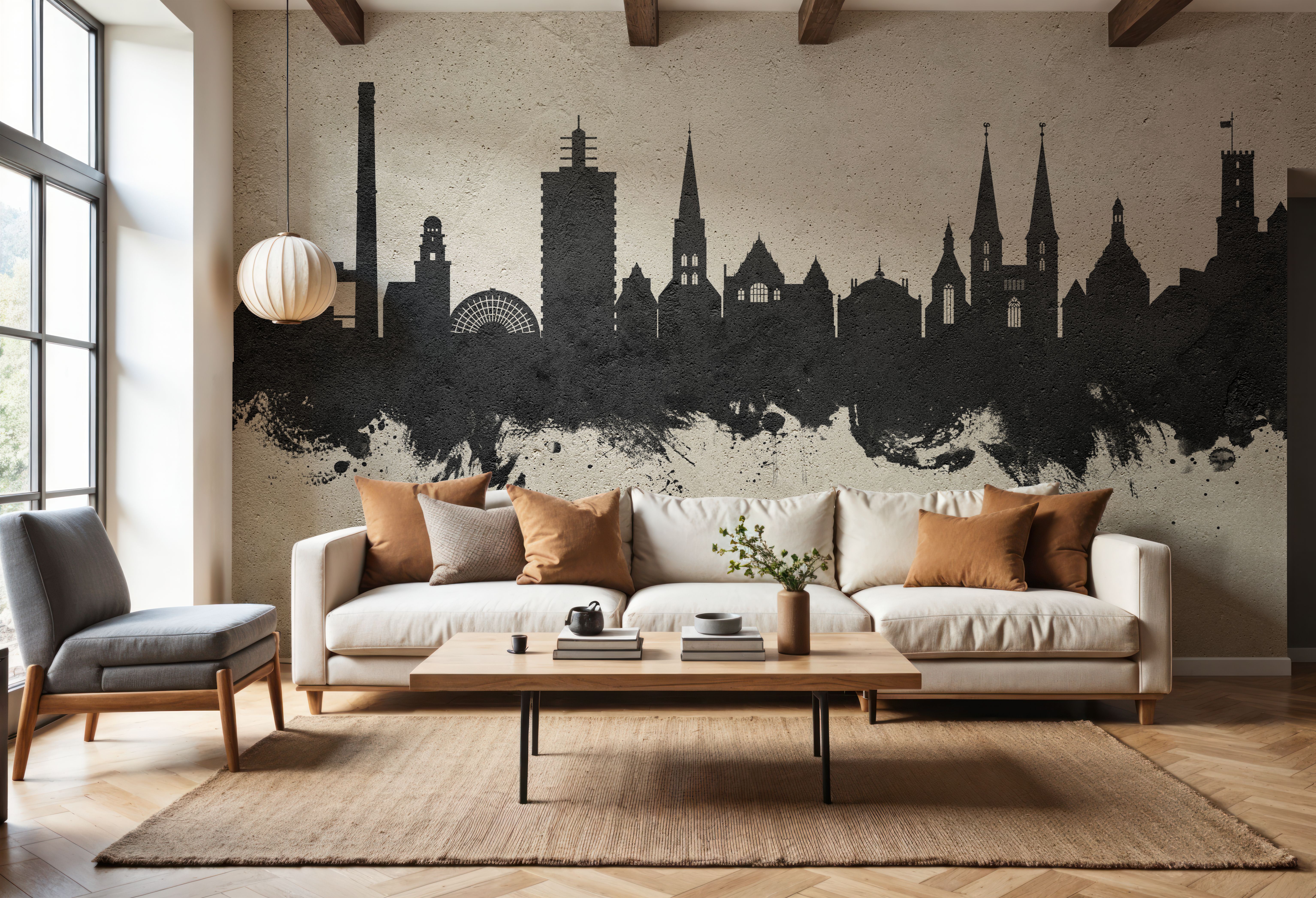 Bielefeld Germany Skyline Concrete