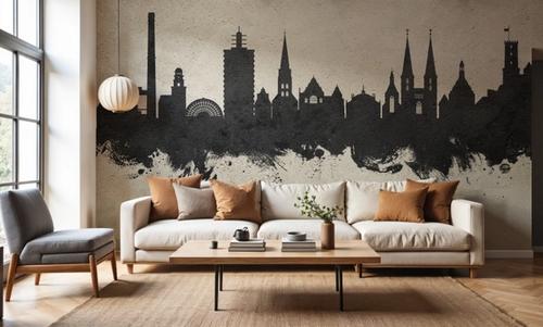 Bielefeld Germany Skyline Concrete