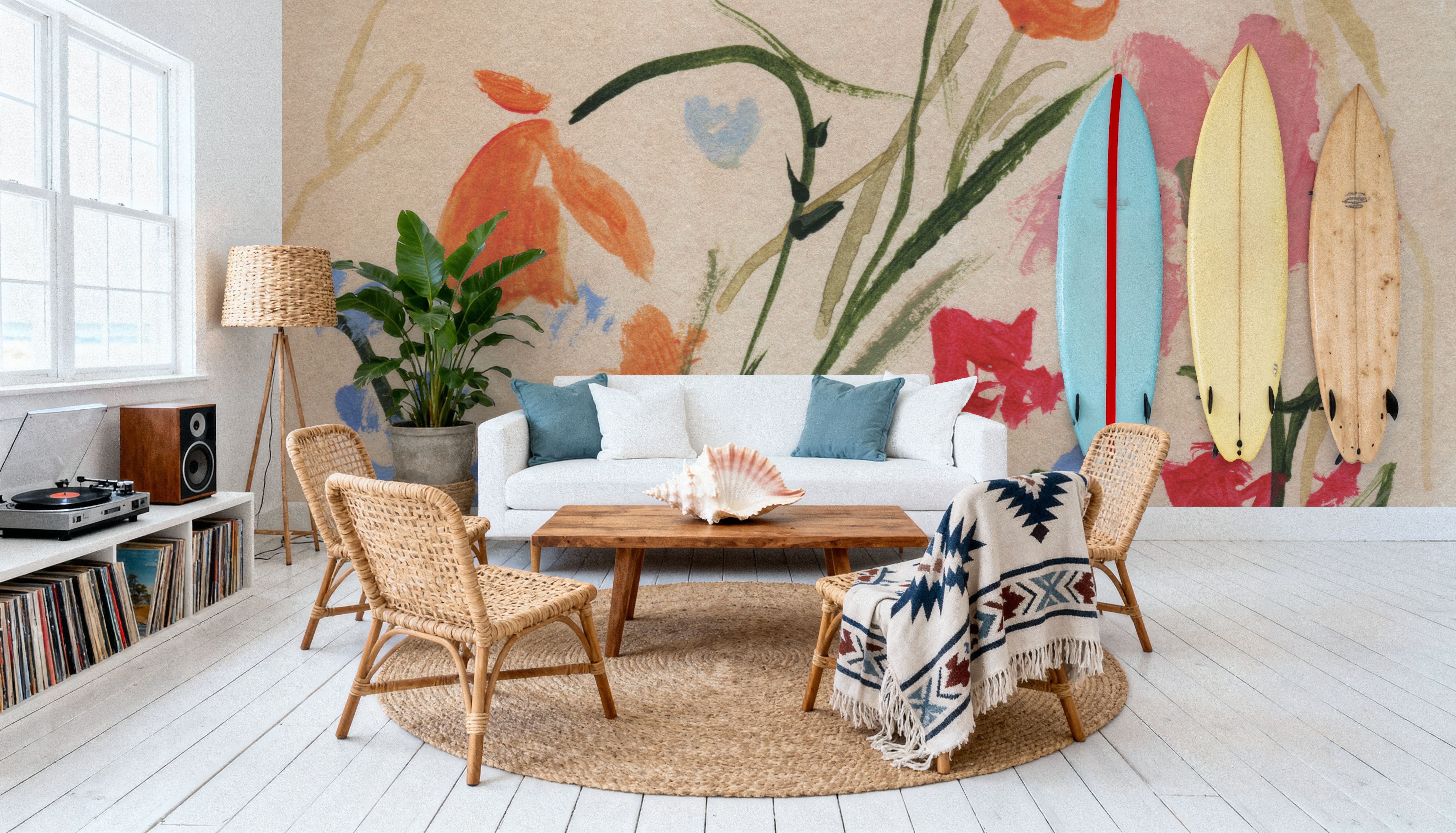 Wildflowers II, Carte da parati