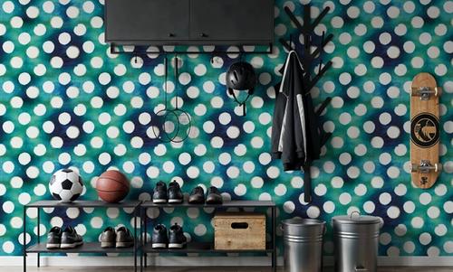 Bold Dots Green