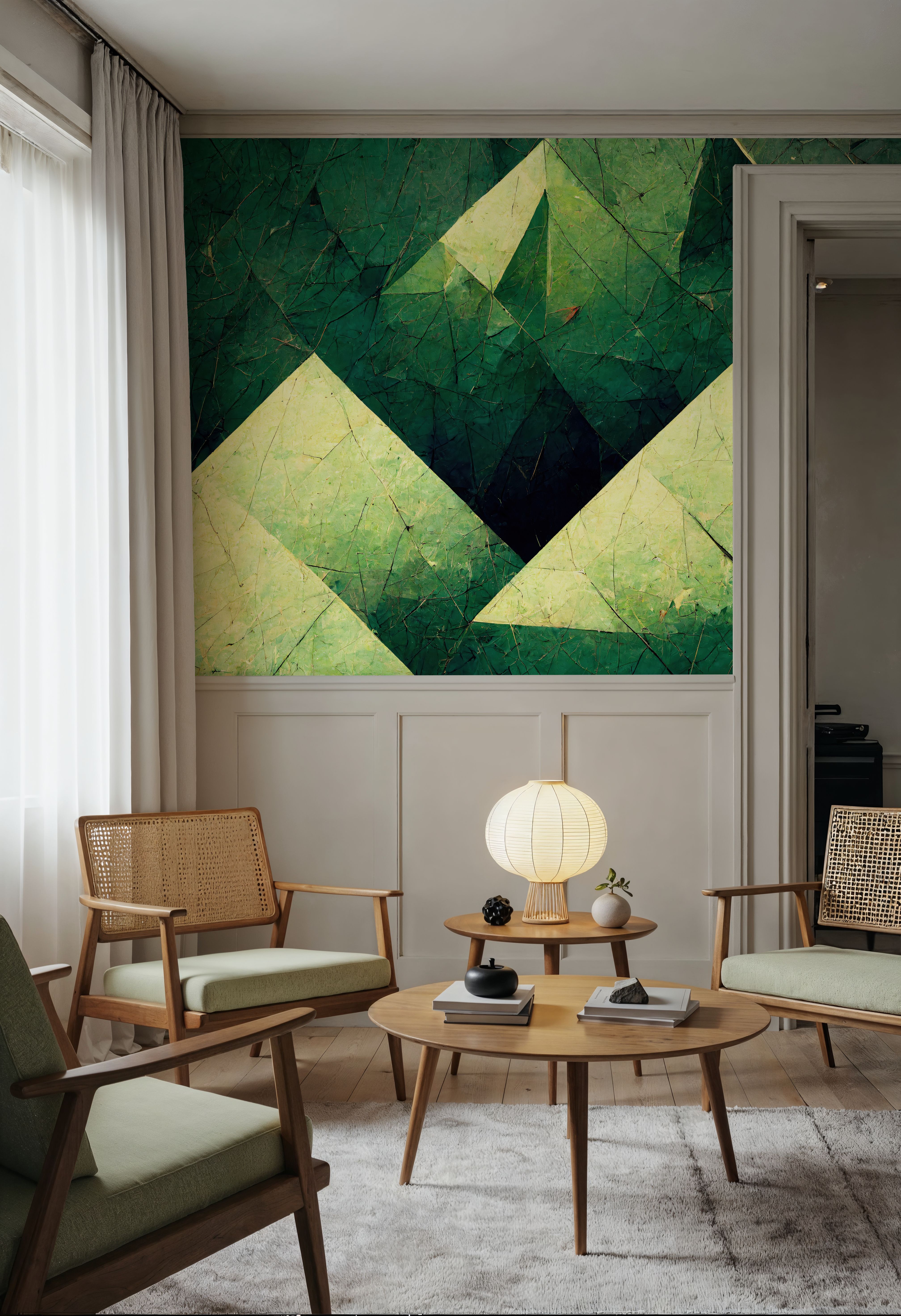 Reduced Mountains Green