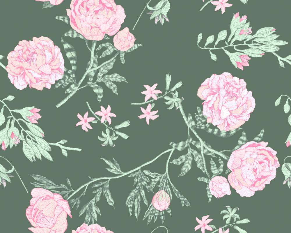 Peony Passion, Green