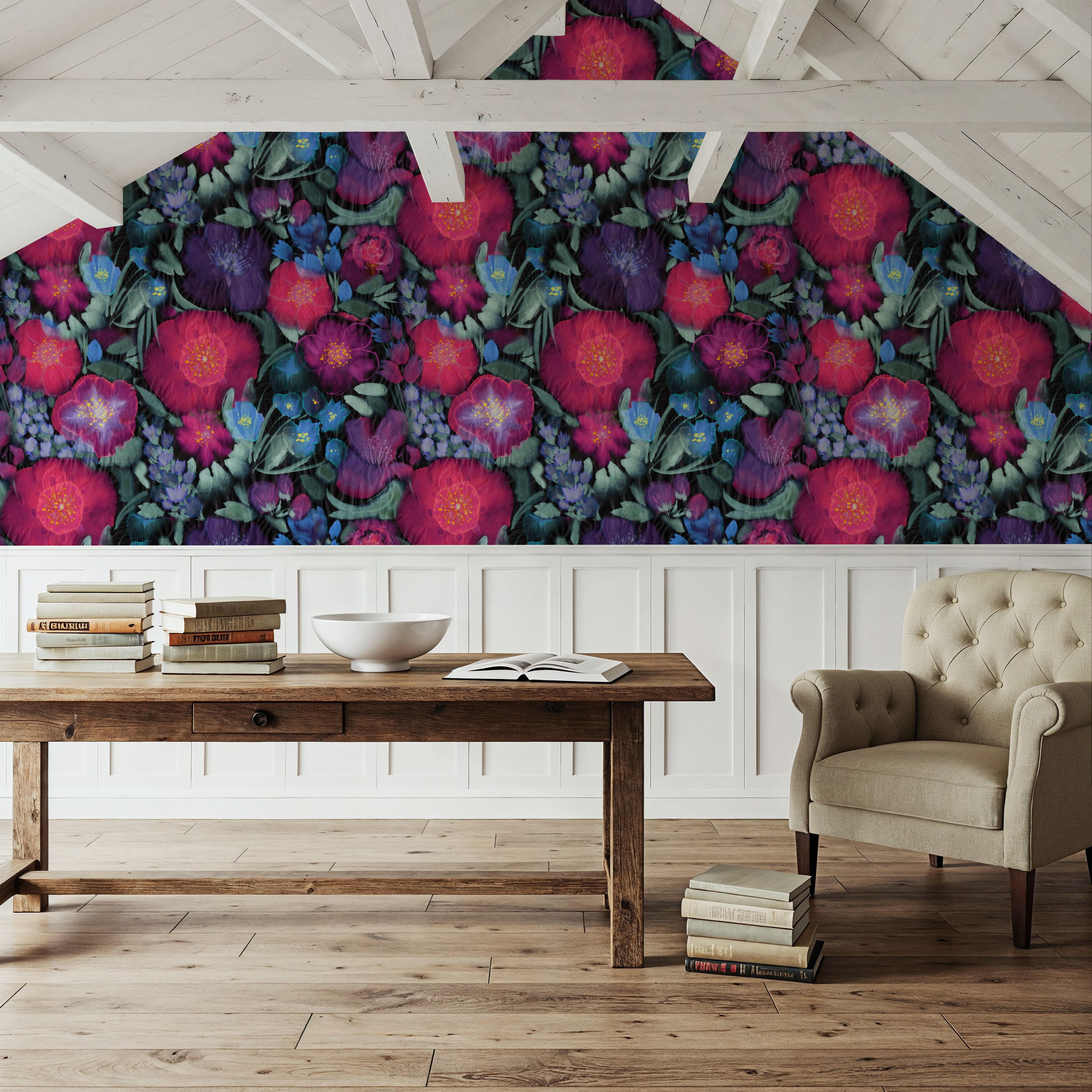 Flowershow Poppies, Cerise