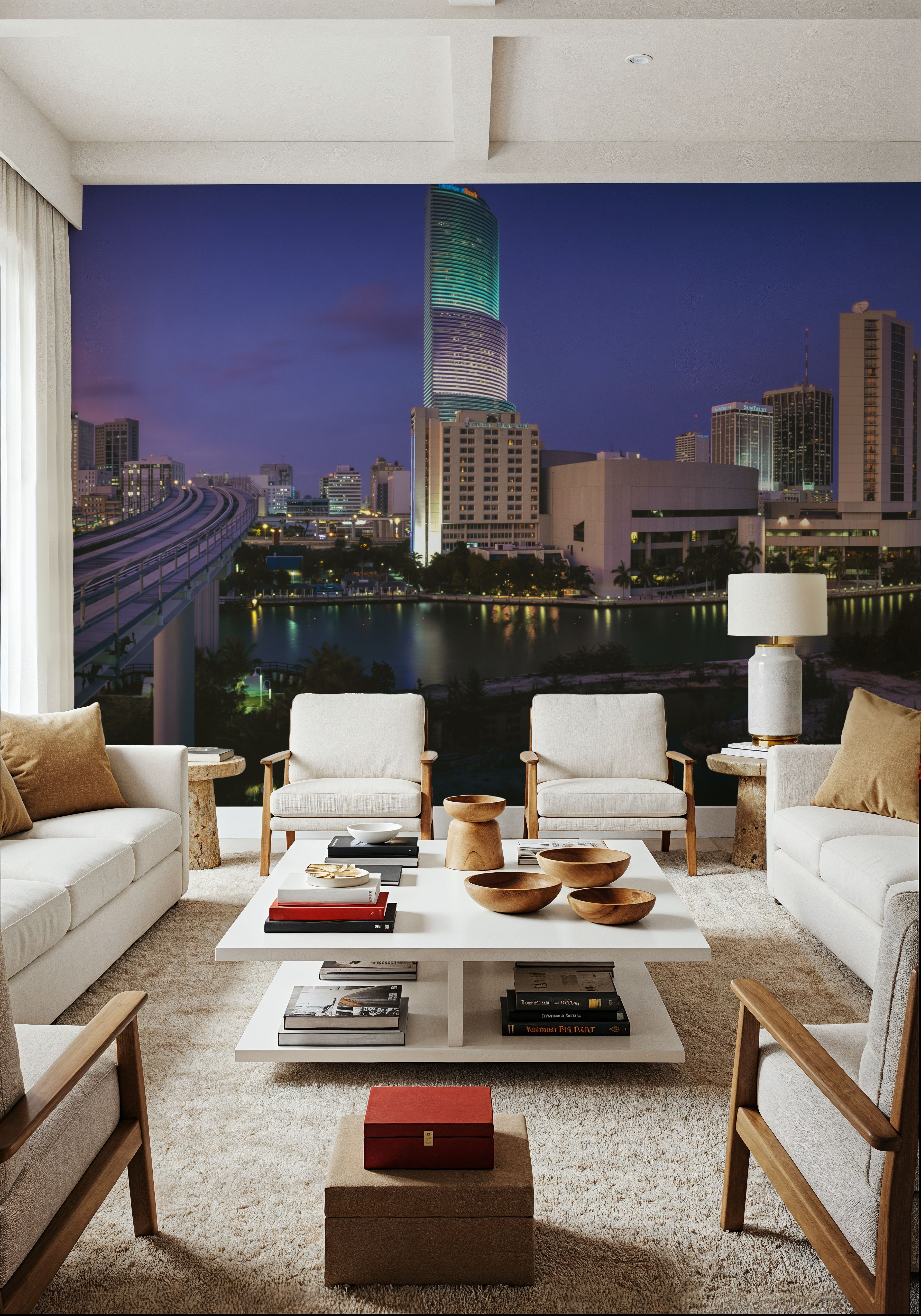 Sunset Blue Twilight Metropolis