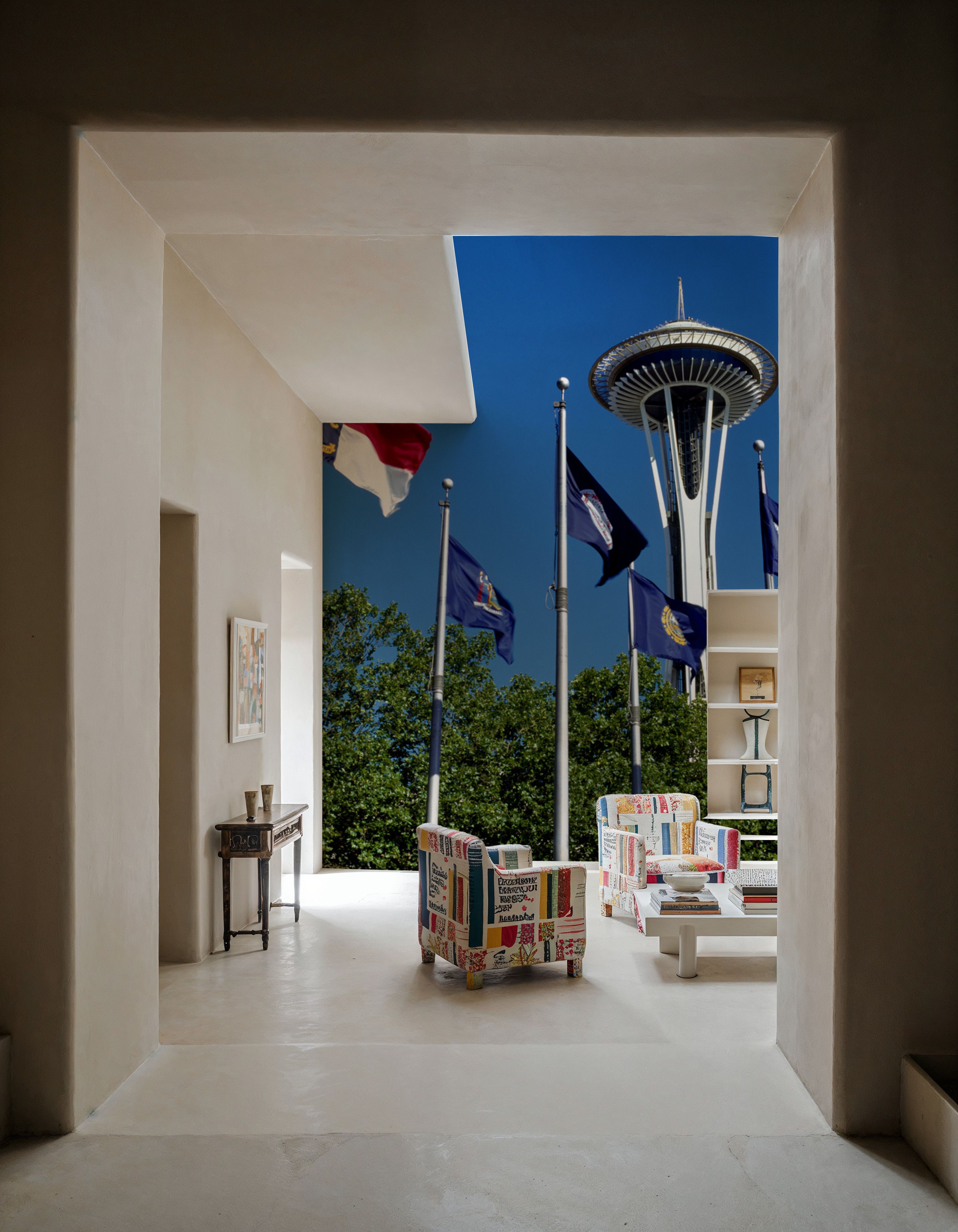 Seattle Flags Panorama