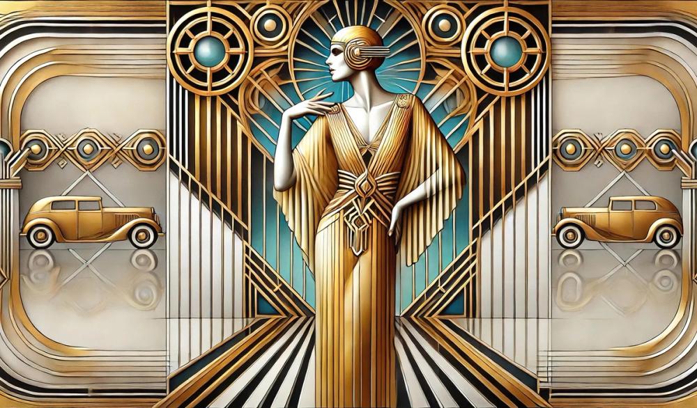 Elegant Art Deco Scene