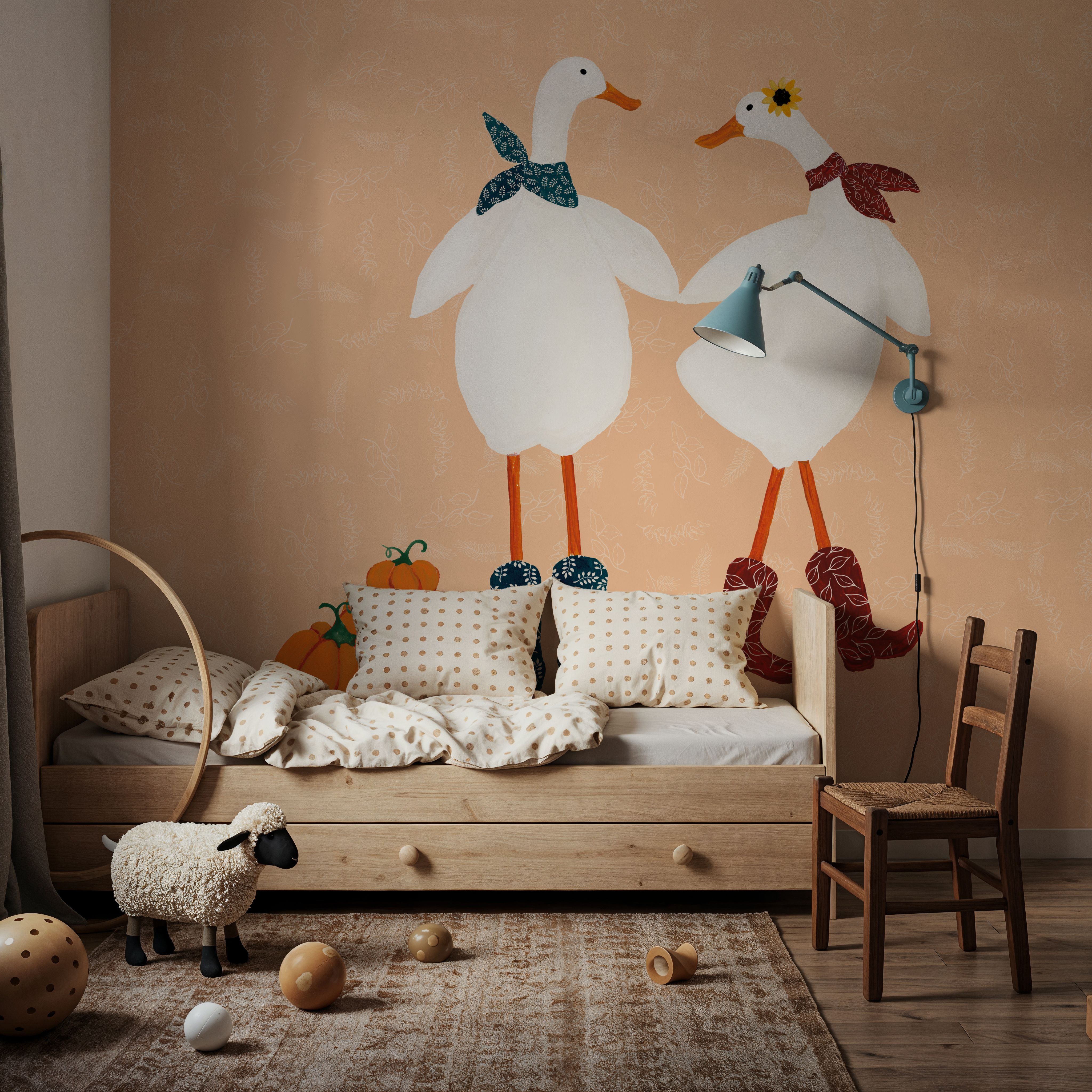 Ducks in the Pumpkin Patch II