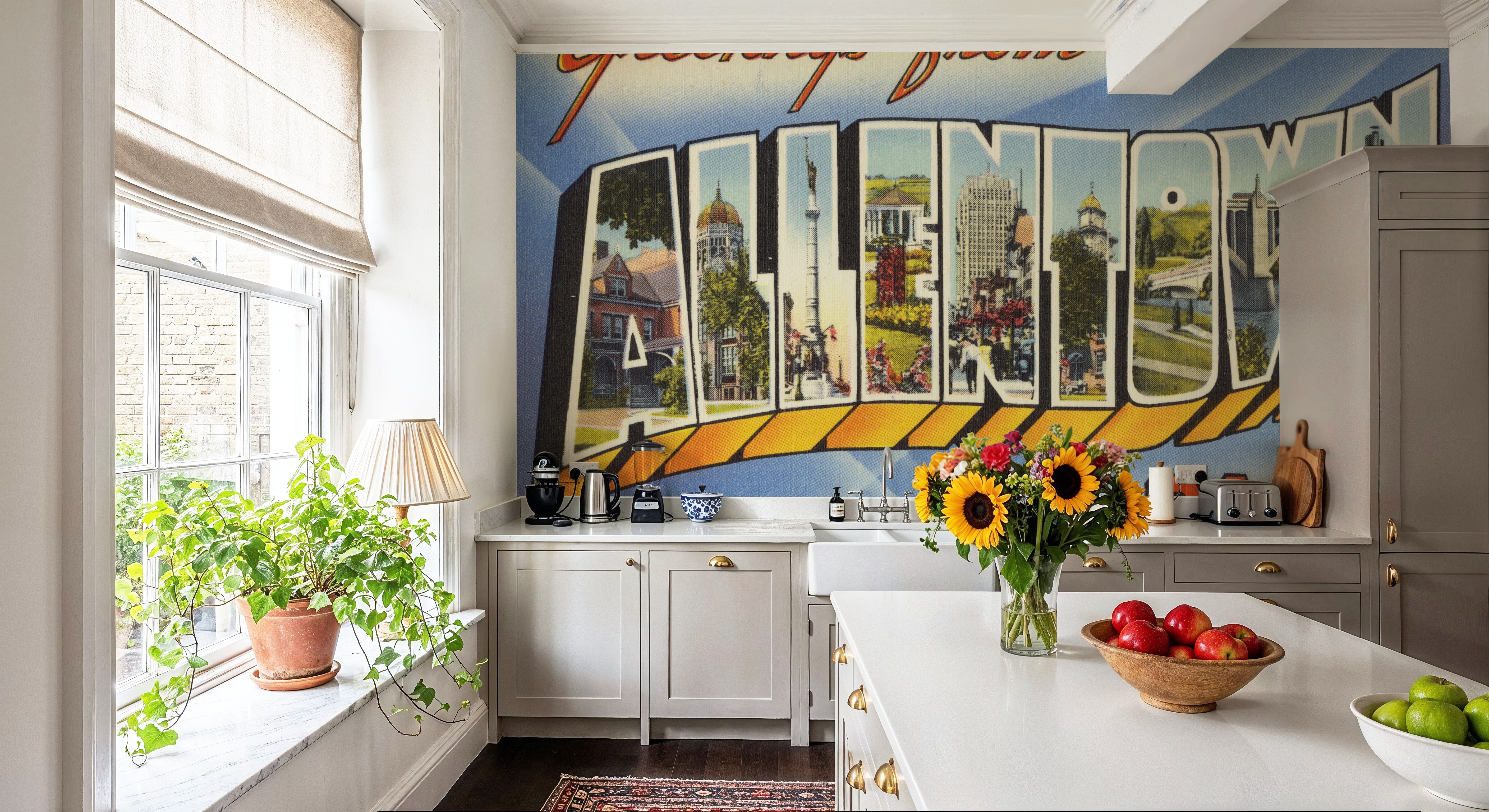 Greetings from Allentown - Screenprint Postcard