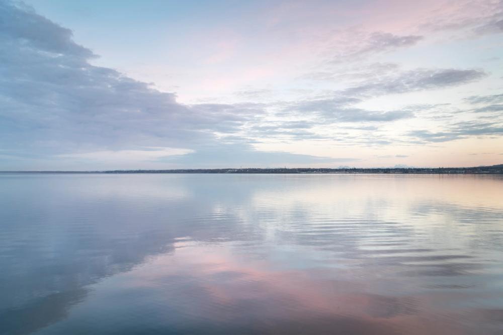 Bay Clouds Reflections