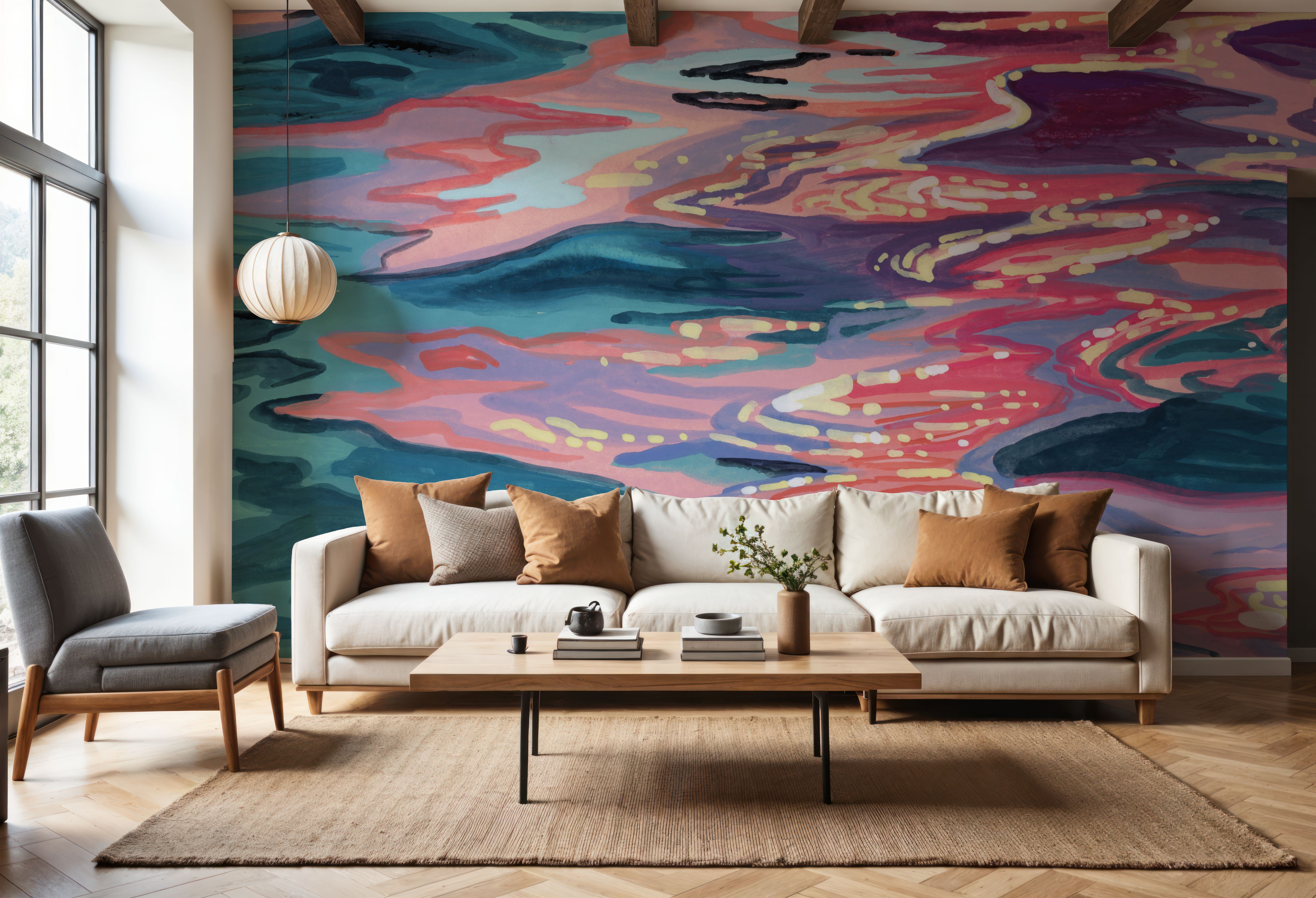 Sunset Reflections on Water