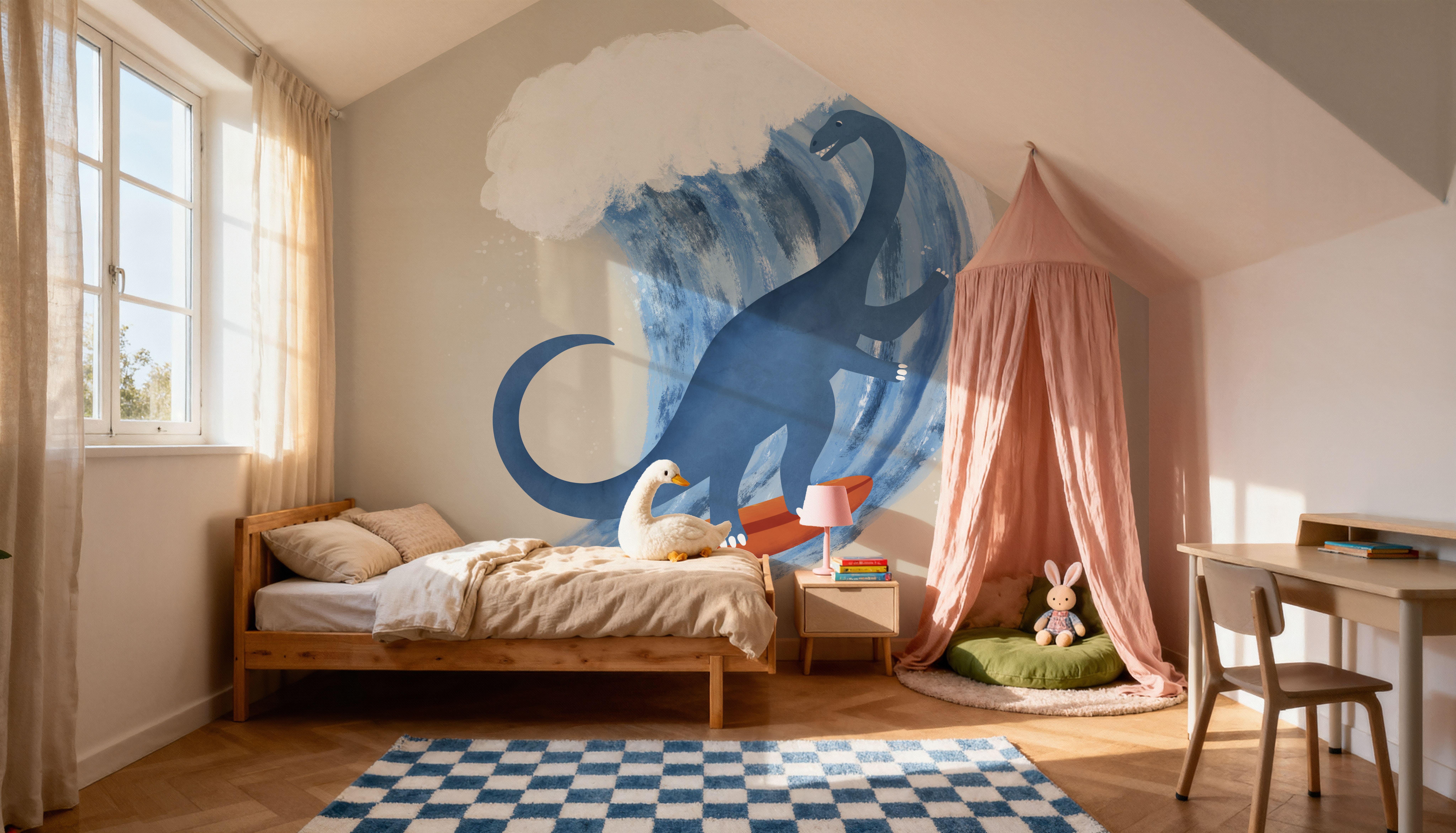 Surfing Brontosaurus