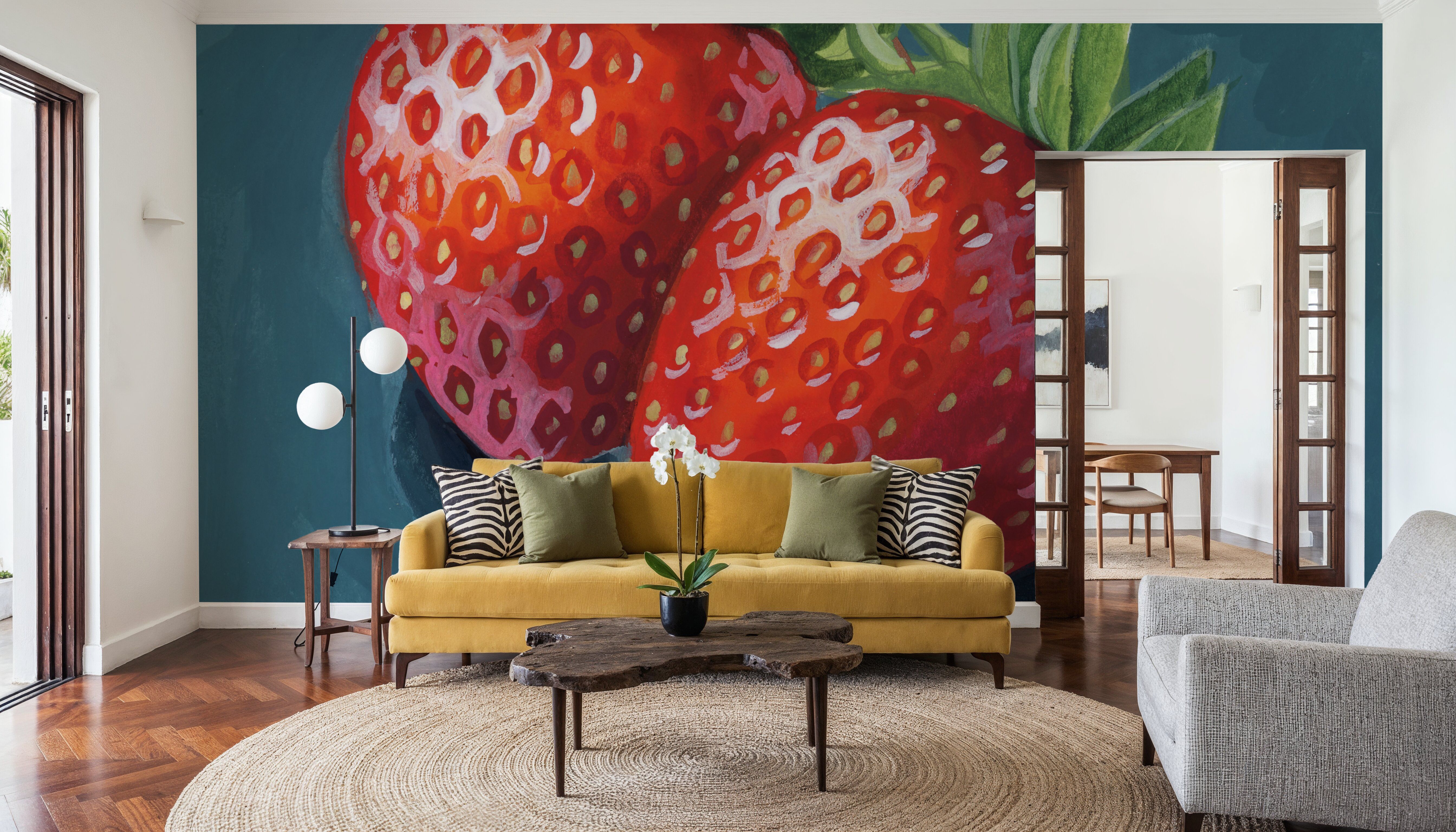 Strawberry Couple Portrait