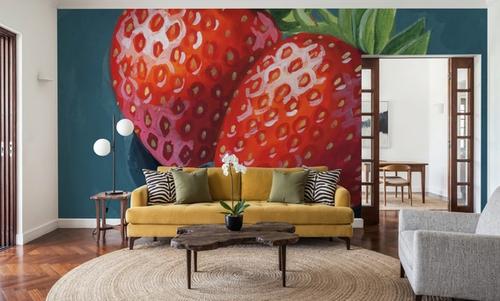 Strawberry Couple Portrait